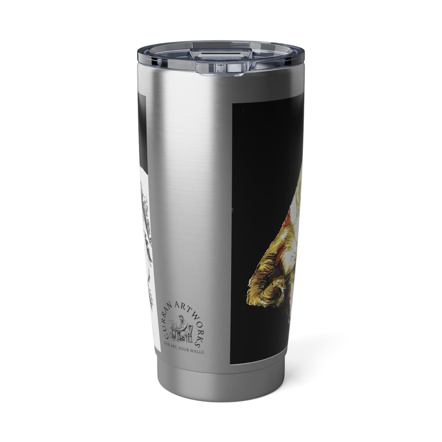Cocker Spaniel Wall Art Tumbler, Dog Lover Travel Mug