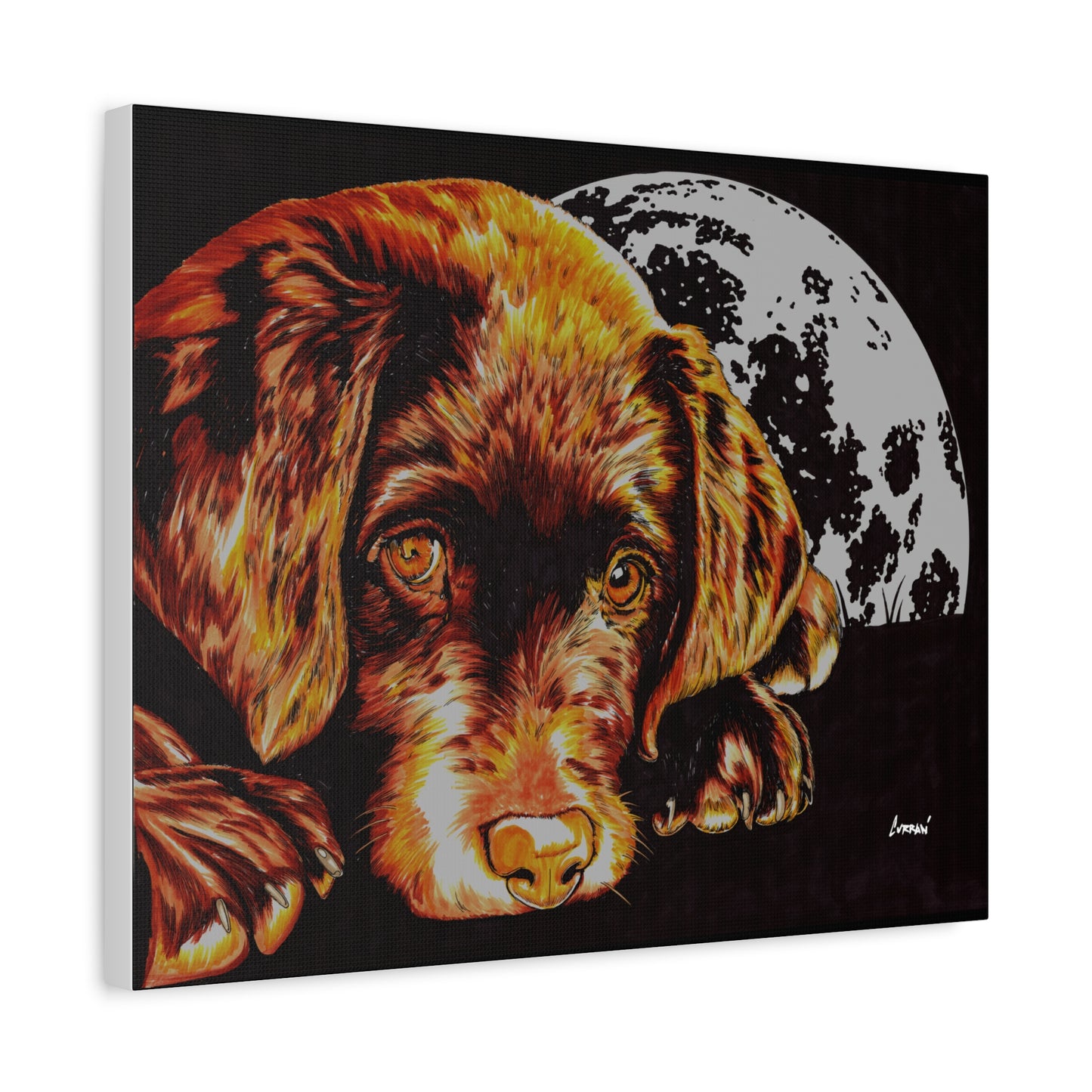 Chocolate Lab Puppy Wall Art Print of the Original