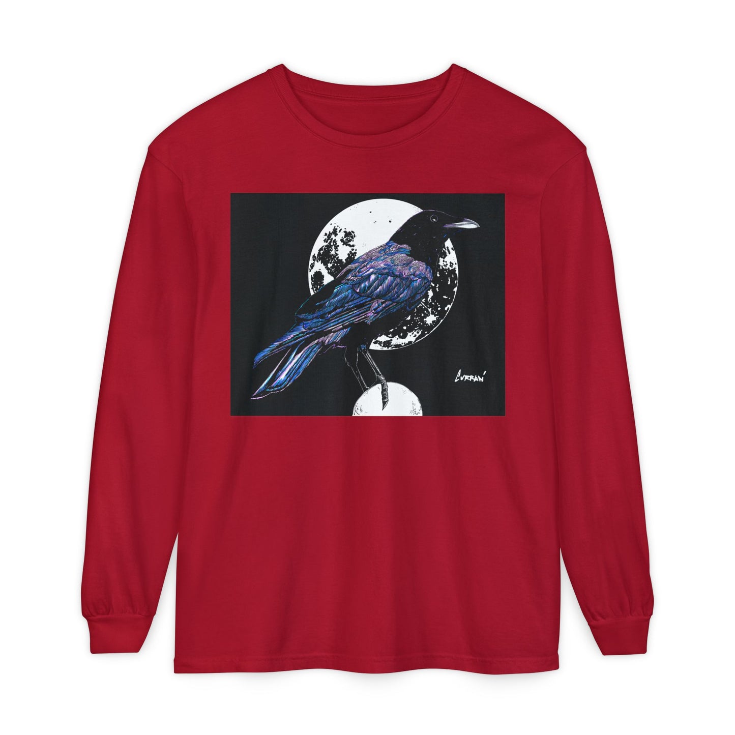Mystical Crow Long Sleeve T Shirt Unisex