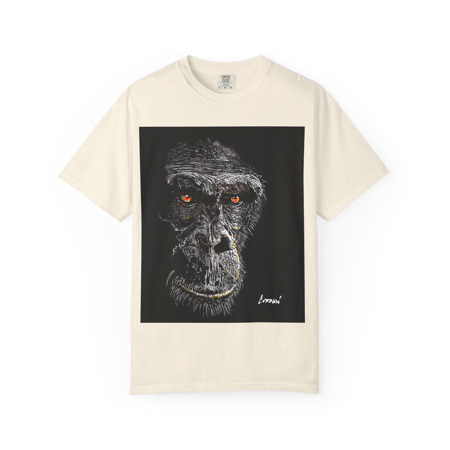 Gorilla Garment-Dyed Art T-Shirt | Unique Unisex Graphic Tee
