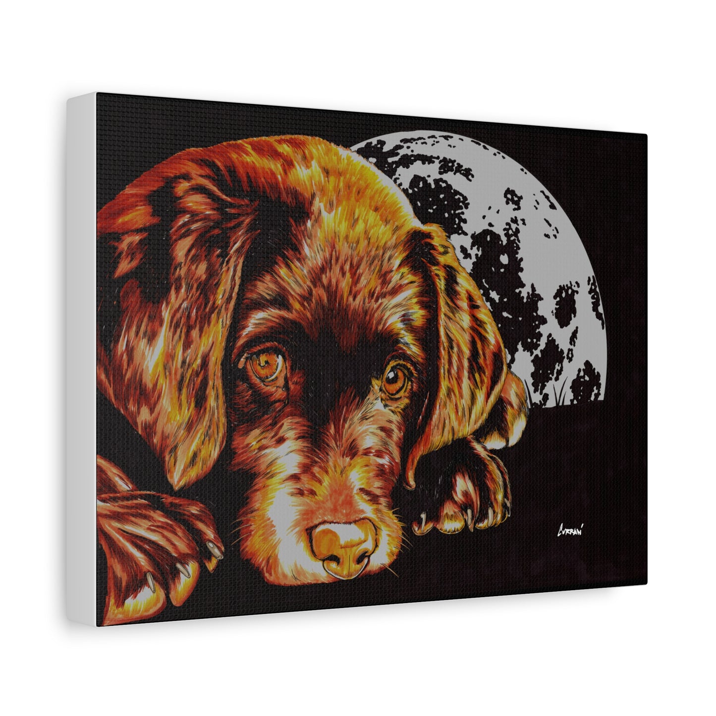 Chocolate Lab Puppy Wall Art Print of the Original