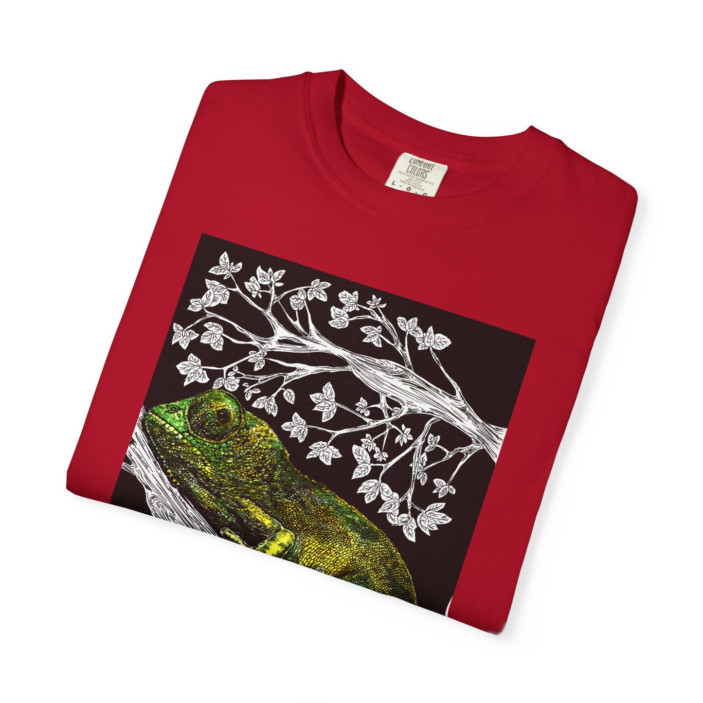 Chameleon Art Unisex Garment-Dyed T-Shirt - Nature Lover's