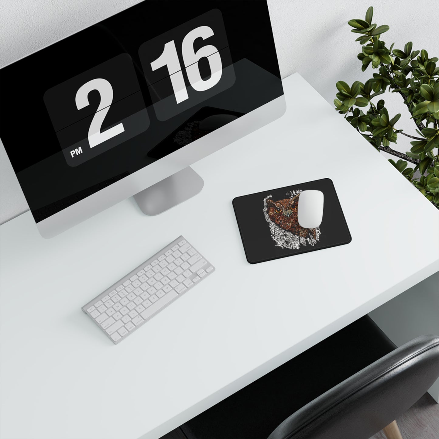 Owl Design Non-Slip Gaming Mouse Pad - Perfect for Gamers and Nature Lovers