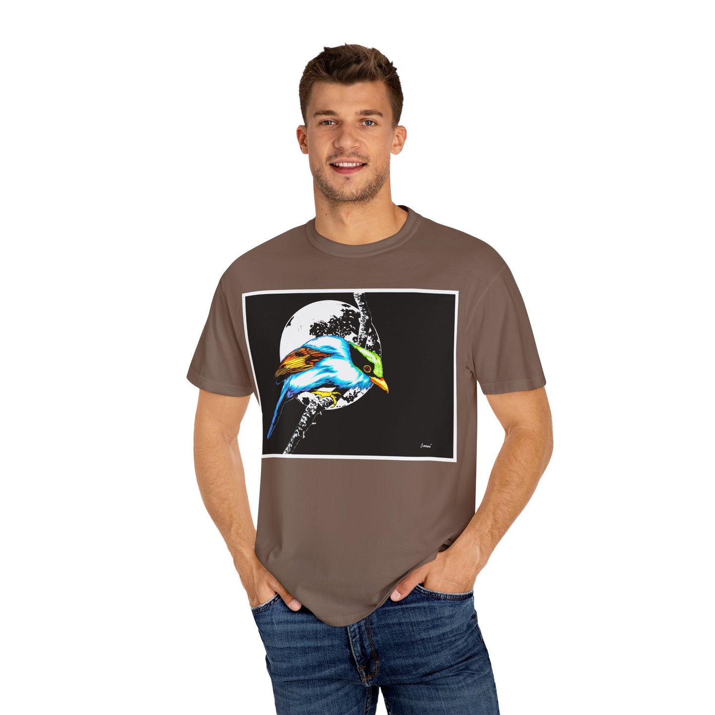 Colorful Bird Graphic Unisex T-Shirt - Nature Lover Apparel