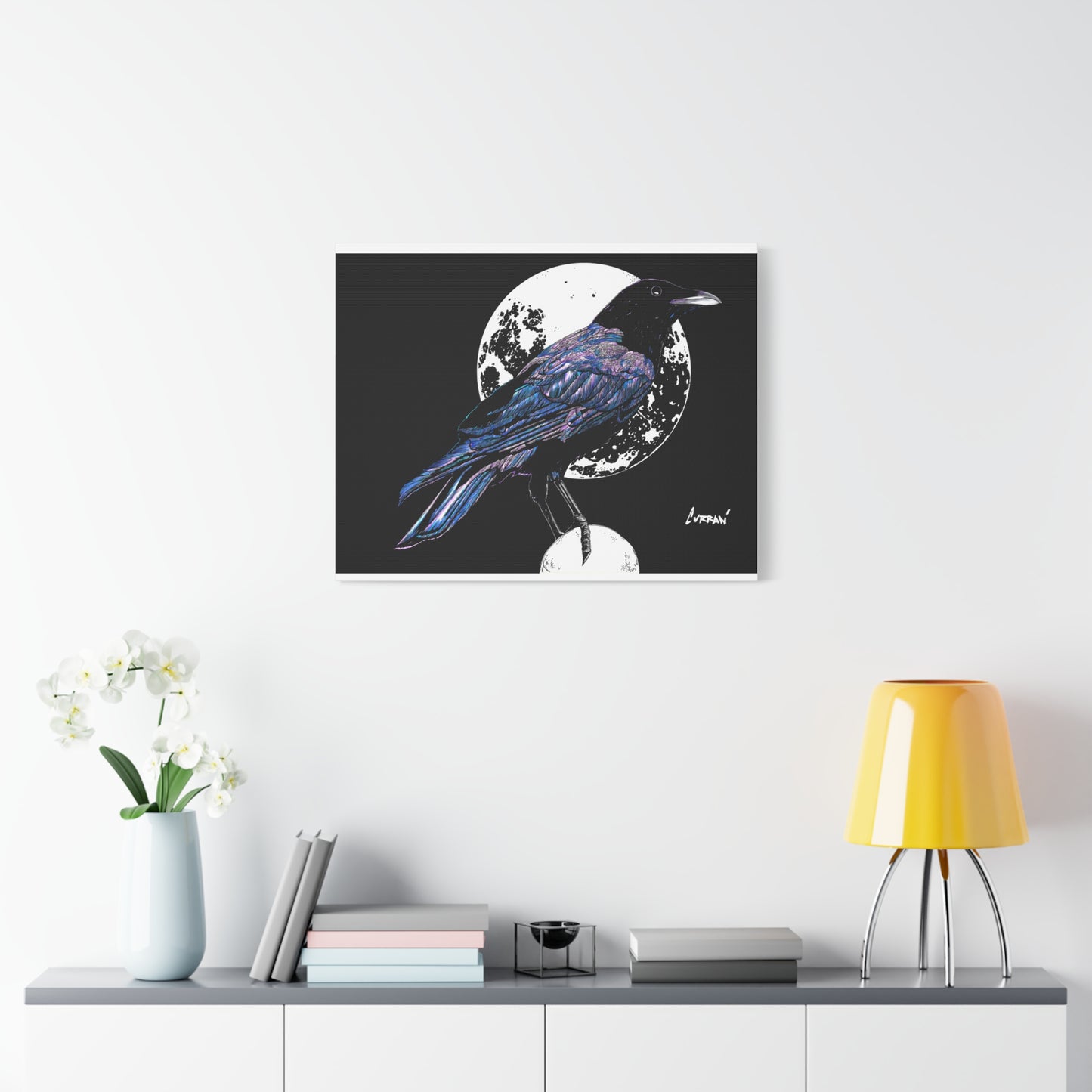Crow Art – Original Hand-Drawn Unique, Detailed Illustration