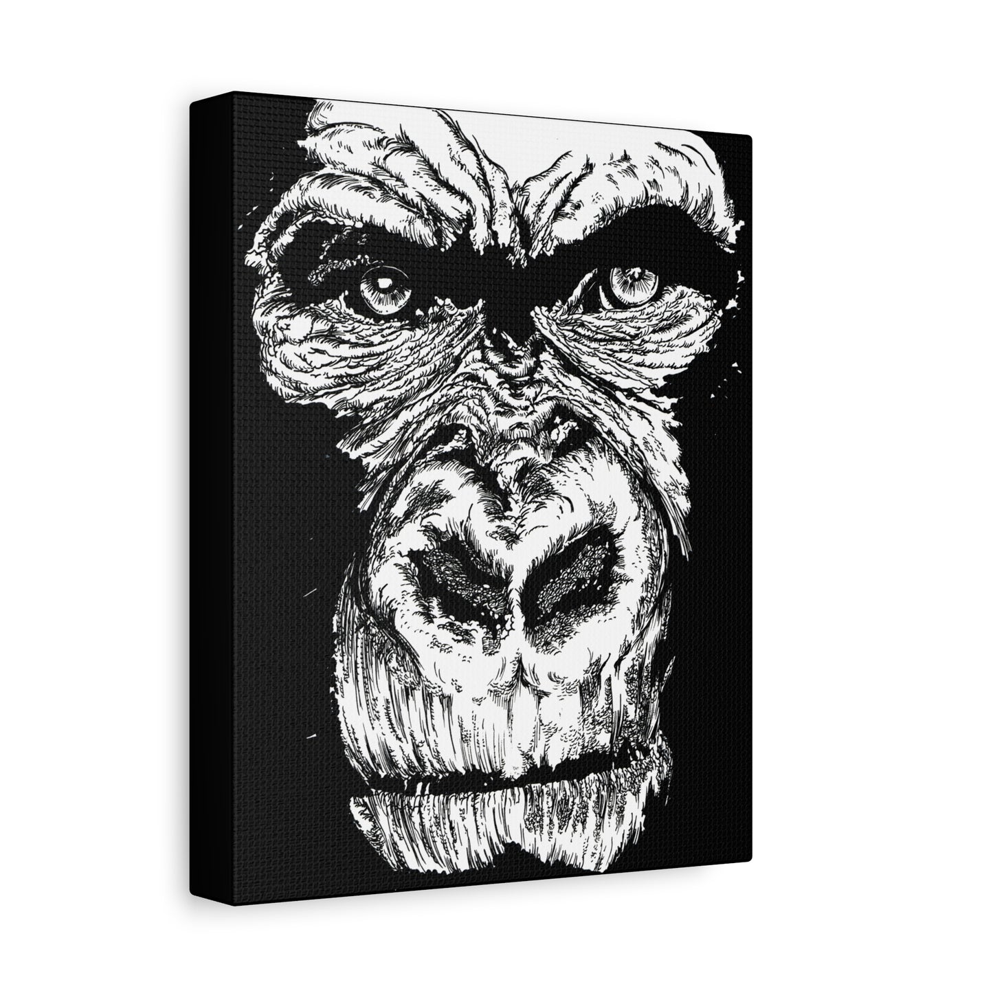 Gorilla Wall Art, Gorilla Print, Hand-Drawn Gorilla