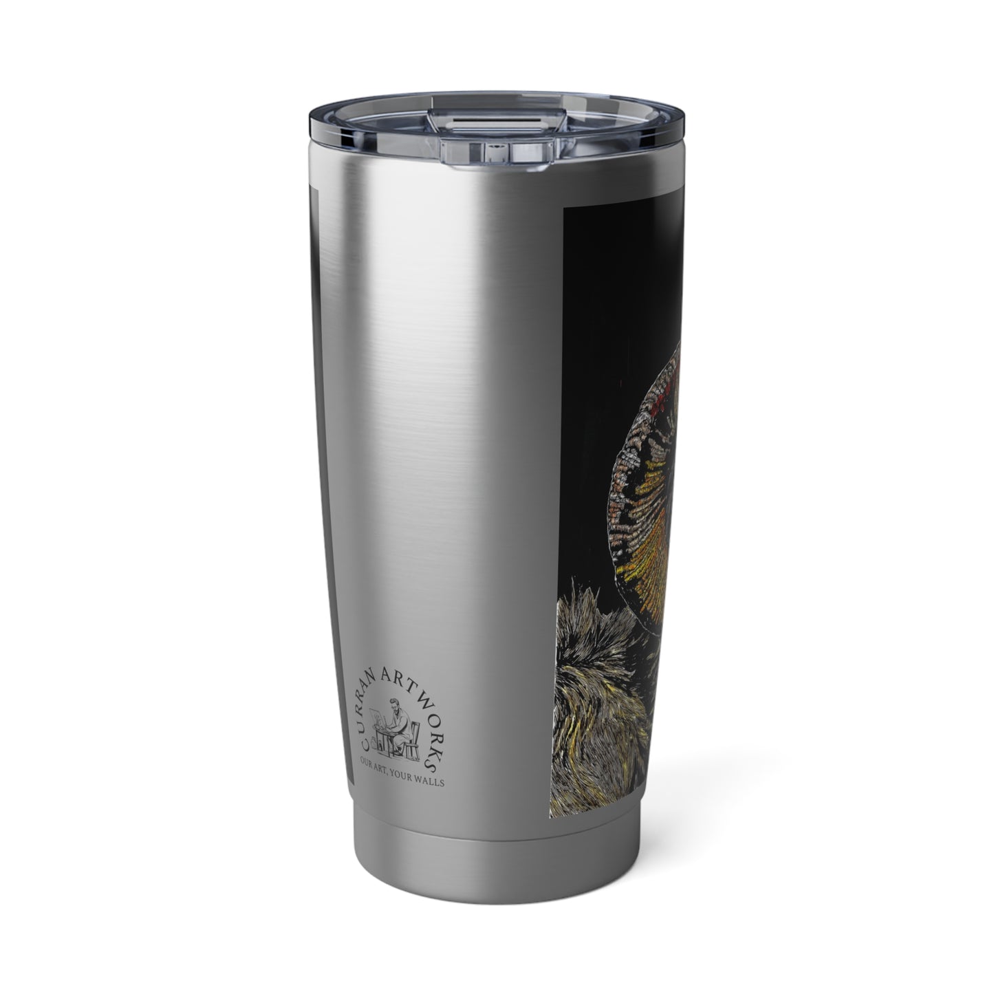 Mountain Ram 20oz Tumbler, Unique Stainless Steel Travel Cup, Gift for Hiker, Wildlife Lover, Hand Drawn Art Mug, Adventure Theme, Original