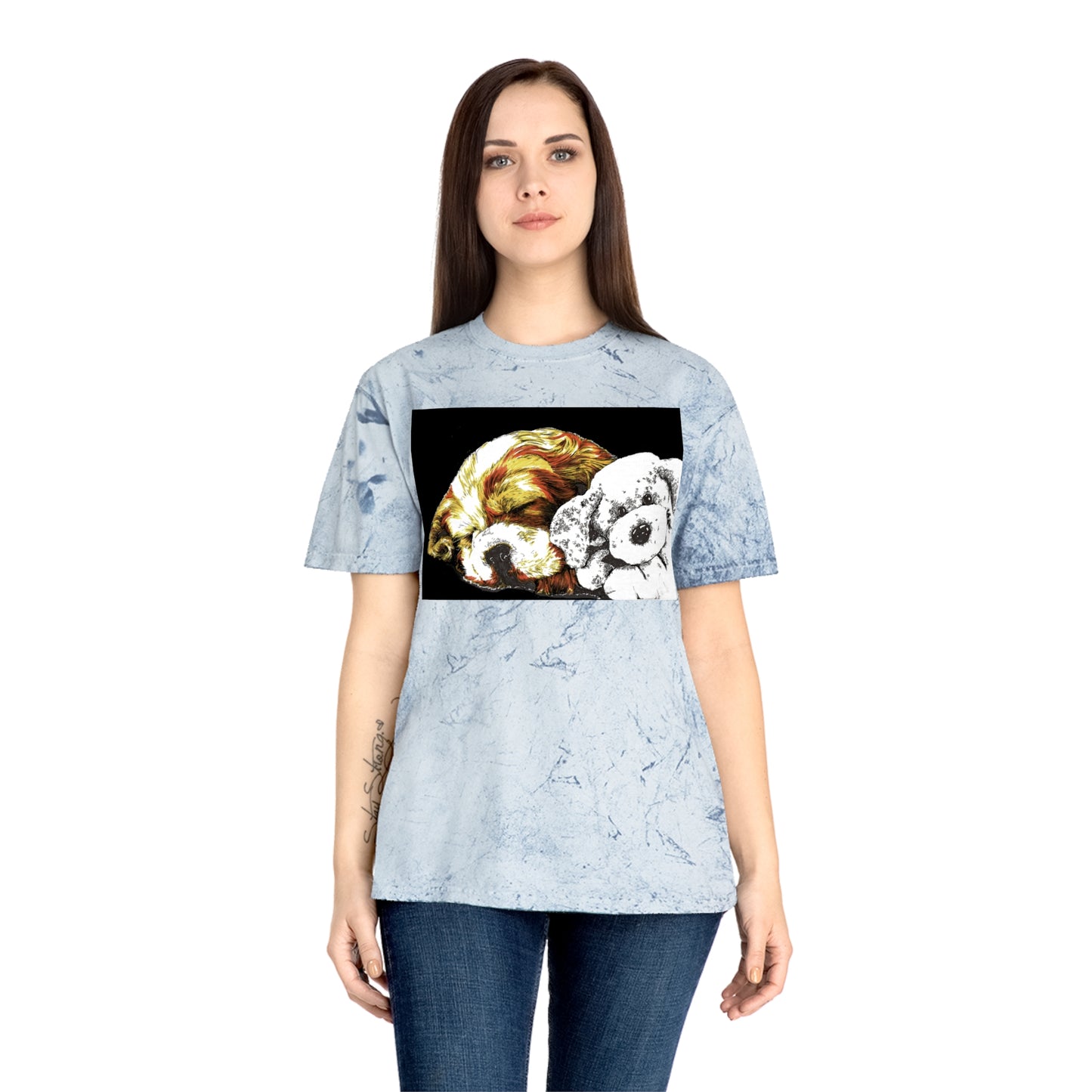 Color Blast Cocker Spaniel Unisex T-Shirt
