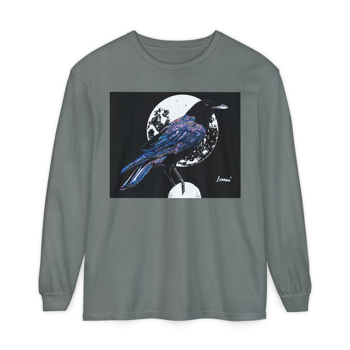Mystical Crow Long Sleeve T Shirt Unisex
