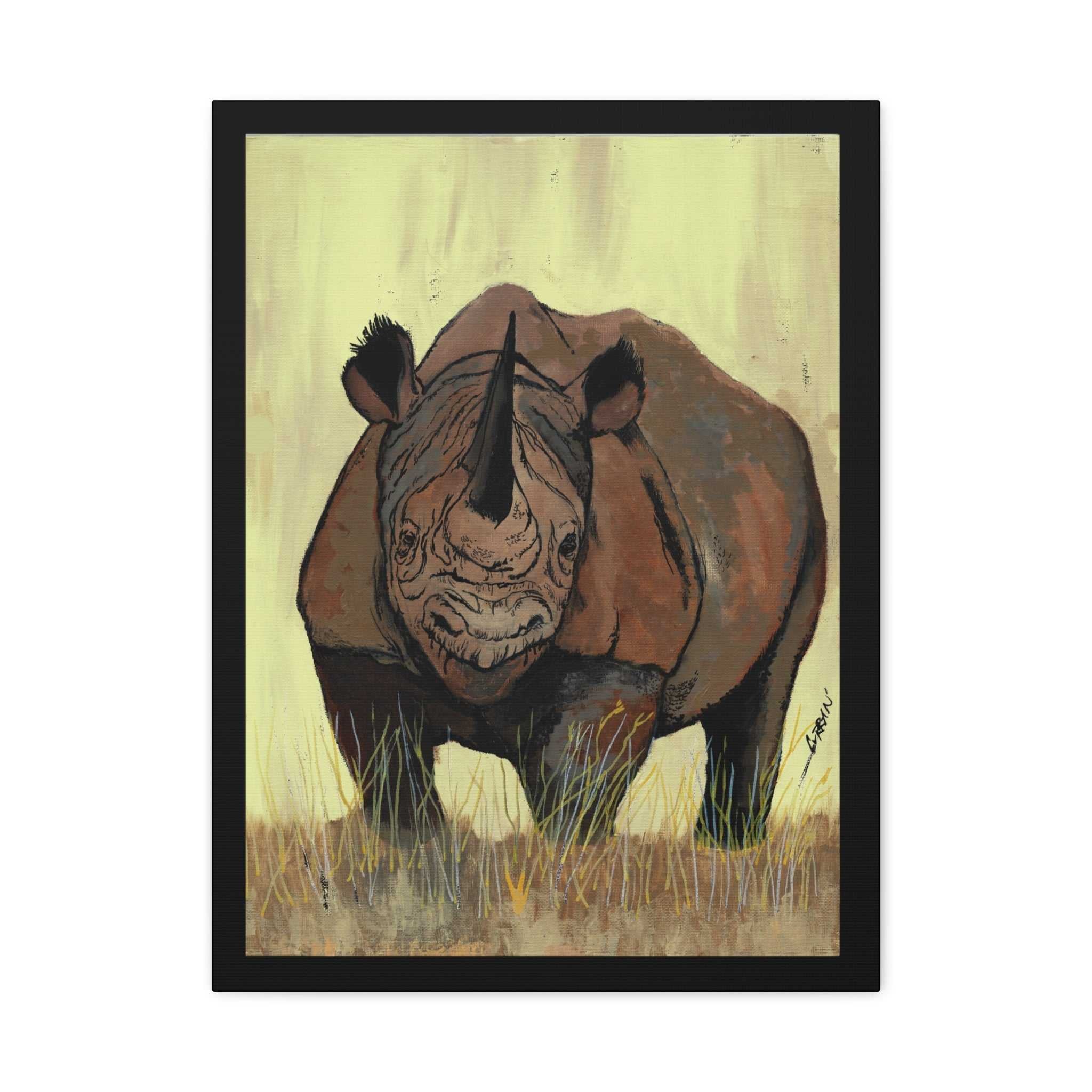 Transform your space with our stunning Rhino Wall Art Print of the Original, hand drawn wall art of a Rhino masterpiece. Elevate your décor now!