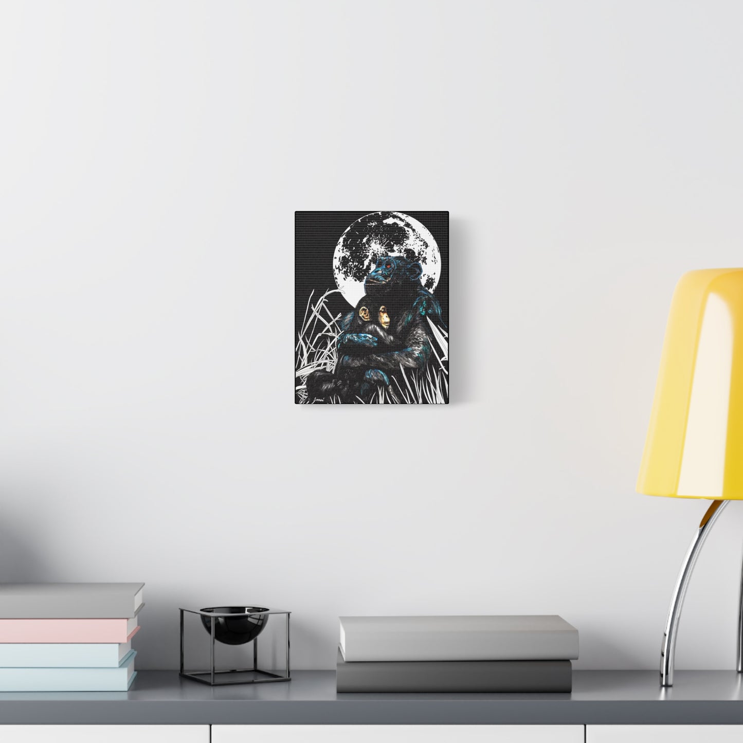 Gorilla Wall Art, Gorilla Print, Hand-Drawn Gorilla, Wildlife Art,