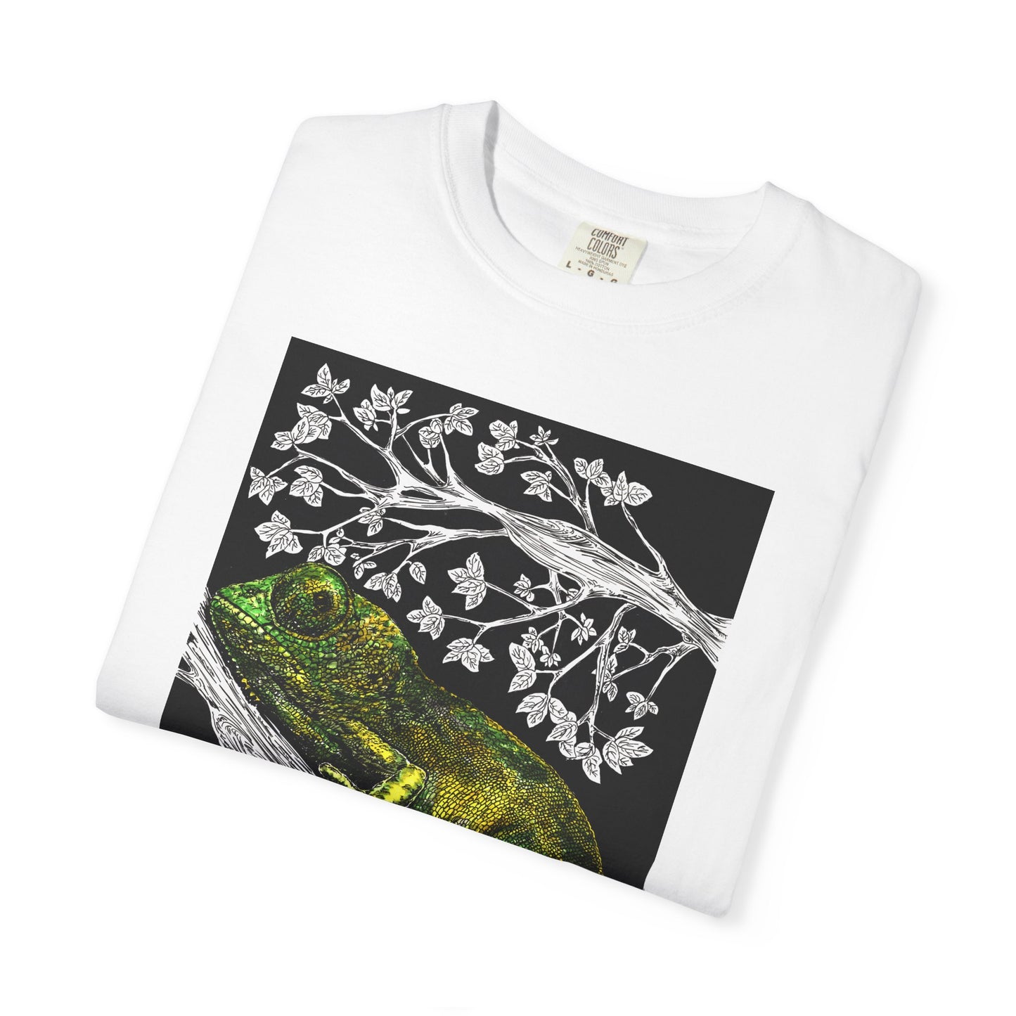 Chameleon Art Unisex Garment-Dyed T-Shirt - Nature Lover's