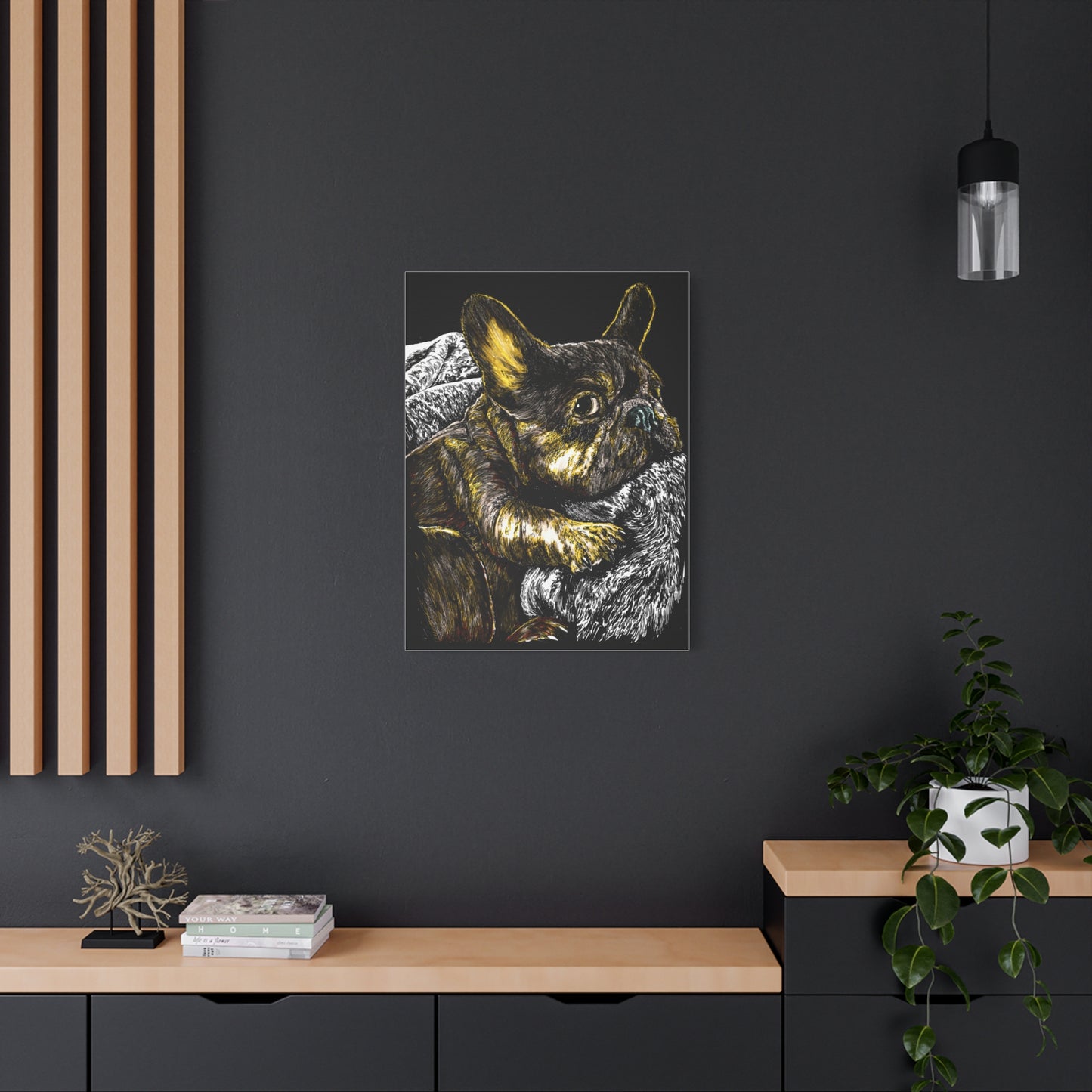 French Bulldog Canvas Wall Art Print of the Original,