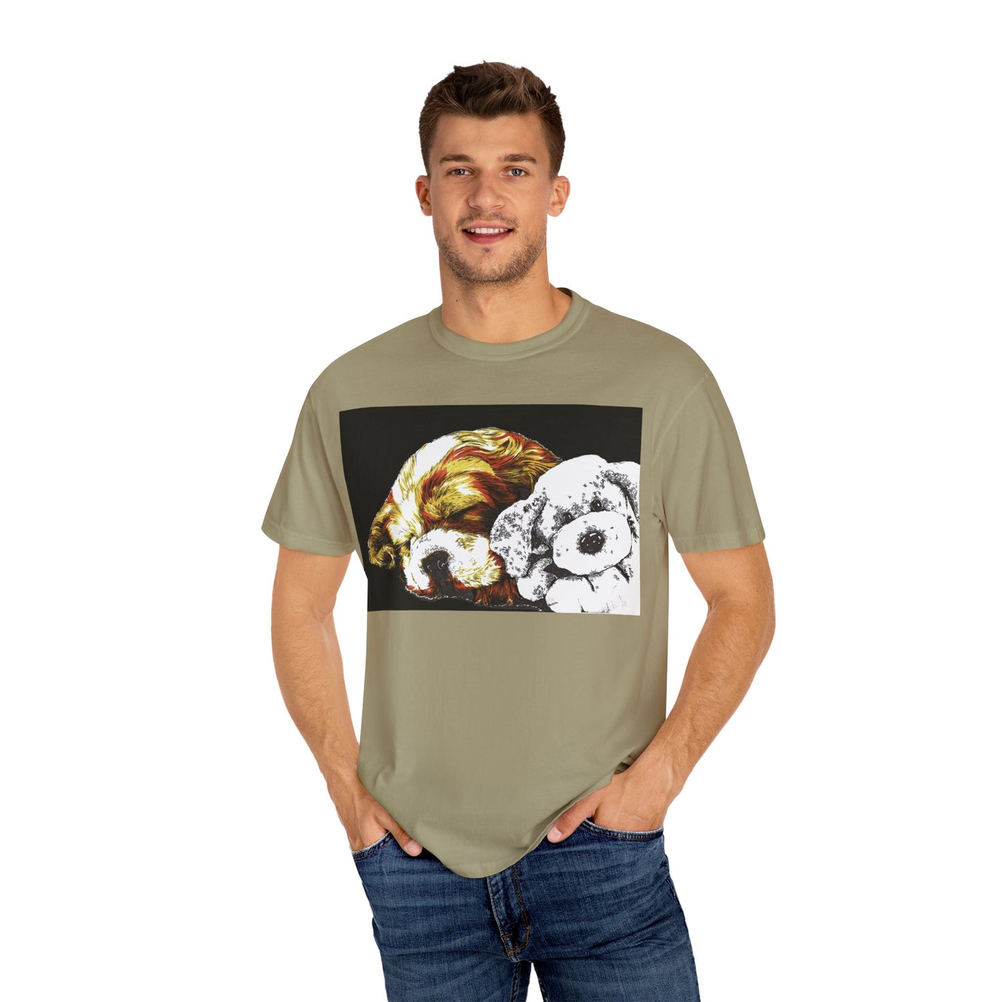 Cocker Spaniel T-shirt - Hand Drawn Art Design