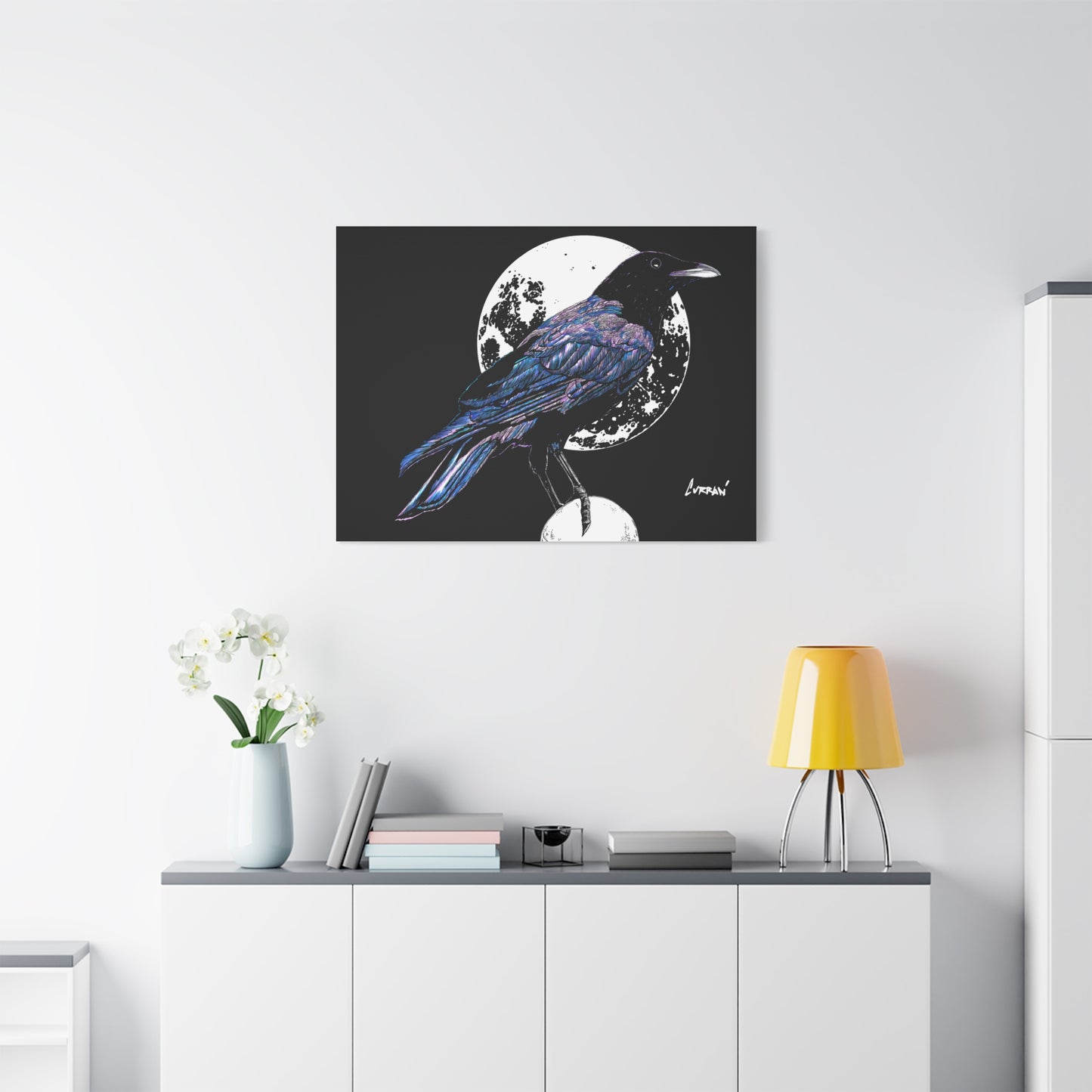 Crow Art – Original Hand-Drawn Unique, Detailed Illustration