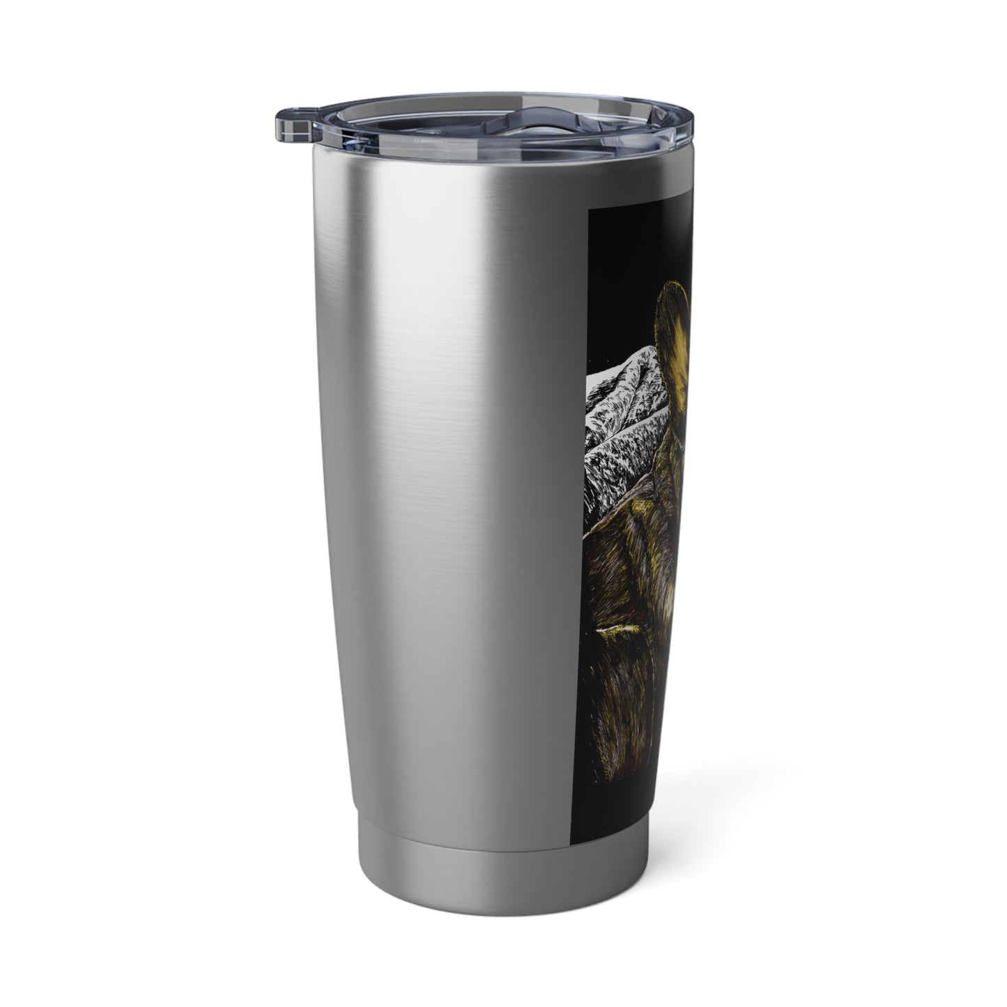 French Bulldog Travel Mug, Vagabond Tumbler, Hand Drawn Art