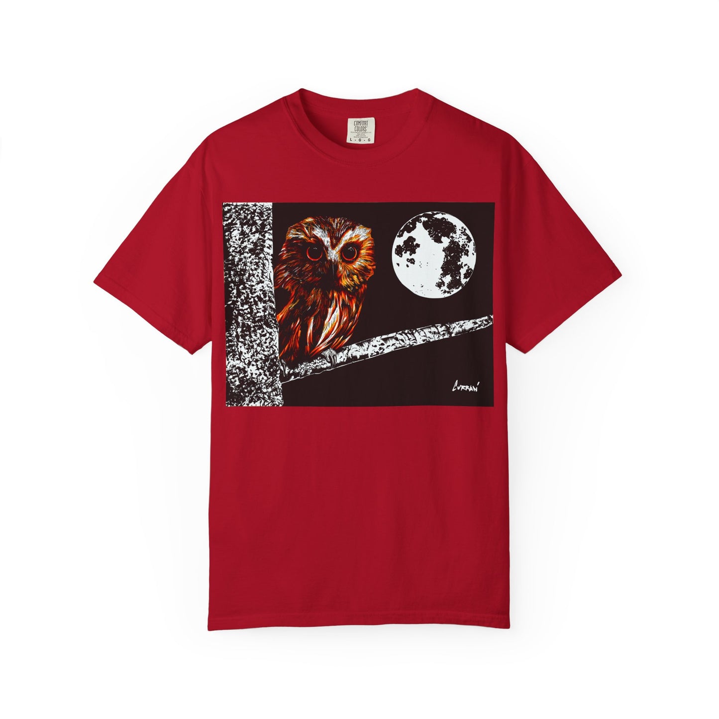 Moonlit Owl Unisex T-Shirt - Nature-Inspired Graphic Tee