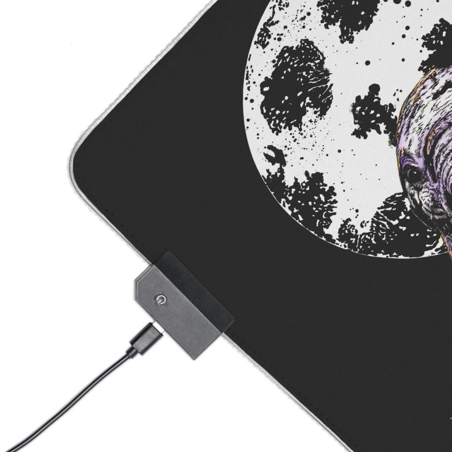 LED Elephant Gaming Mouse Pad - Stylish Setup for Gamers