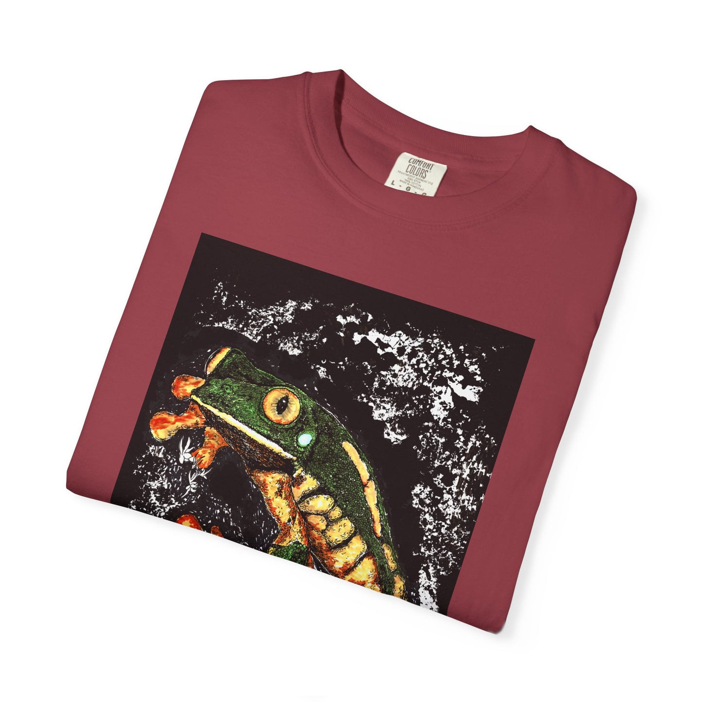 Colorful Frog Unisex T-shirt - Eco-Friendly Art Tee