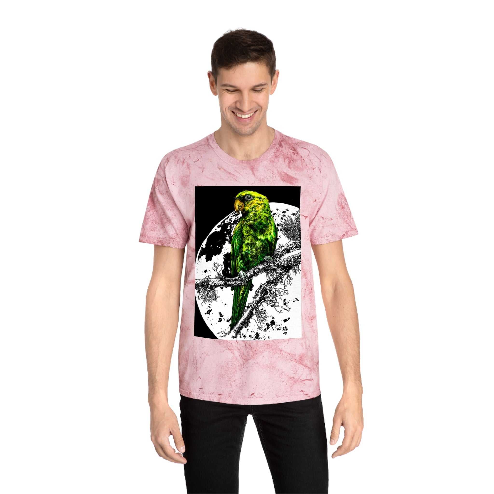 Parrot Color Blast Unisex T-Shirt - Vibrant Bird Art Tee