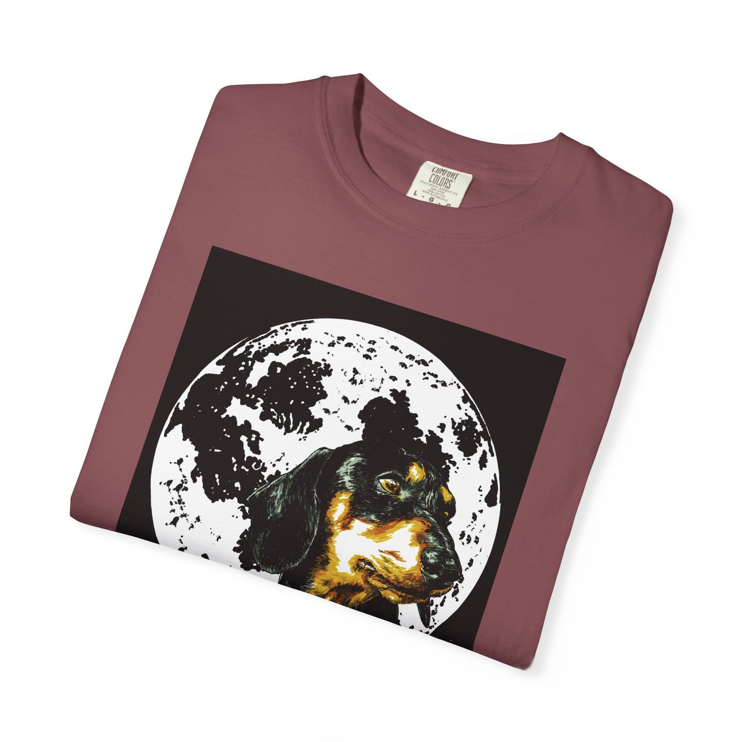 Dachshund Puppies Full Moon Dog Lovers T-Shirt