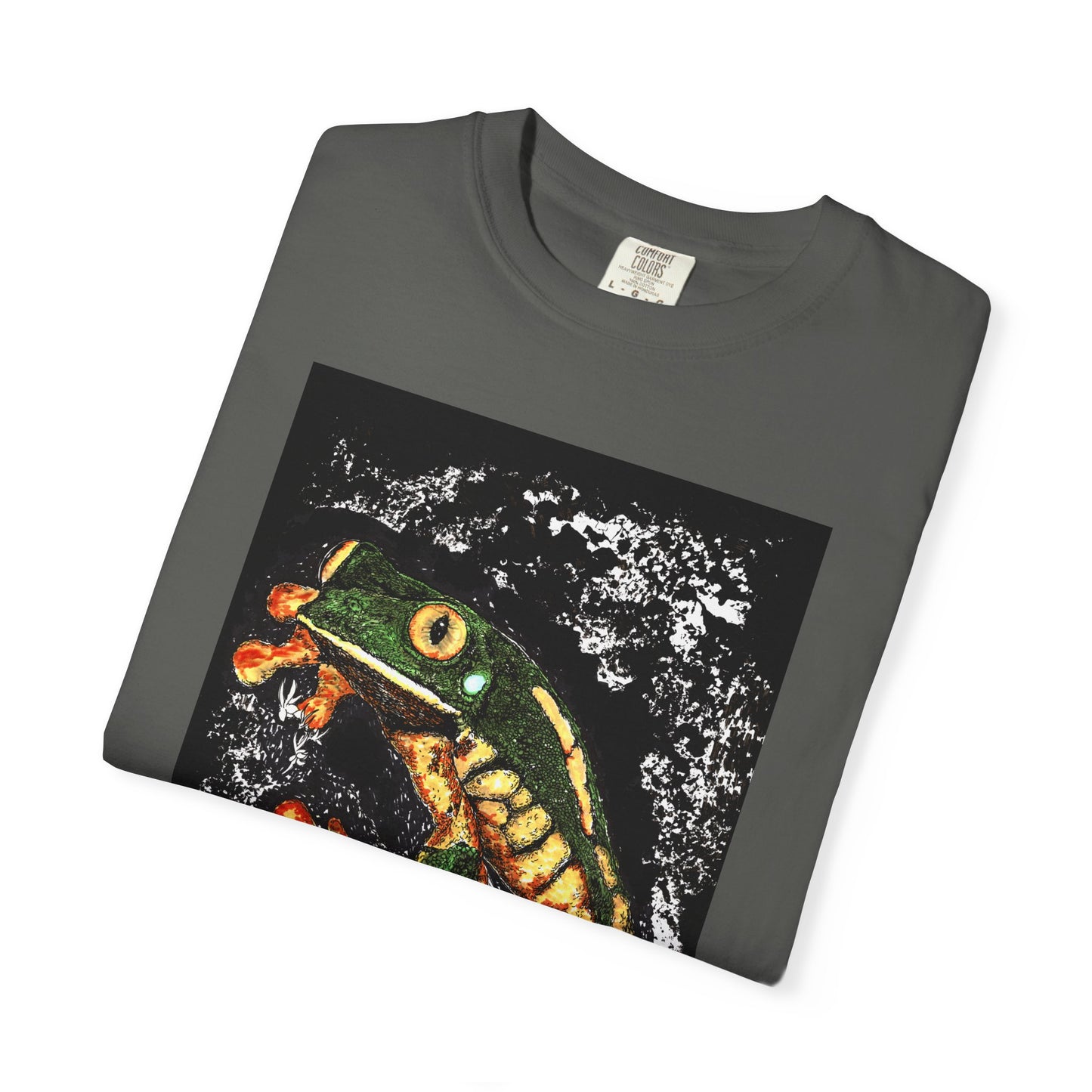 Colorful Frog Unisex T-shirt - Eco-Friendly Art Tee