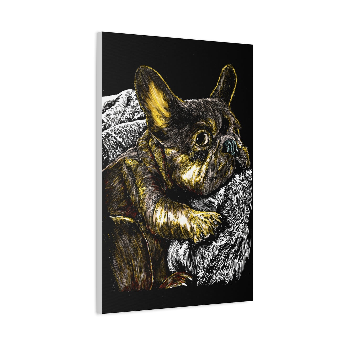 French Bulldog Canvas Wall Art Print of the Original,