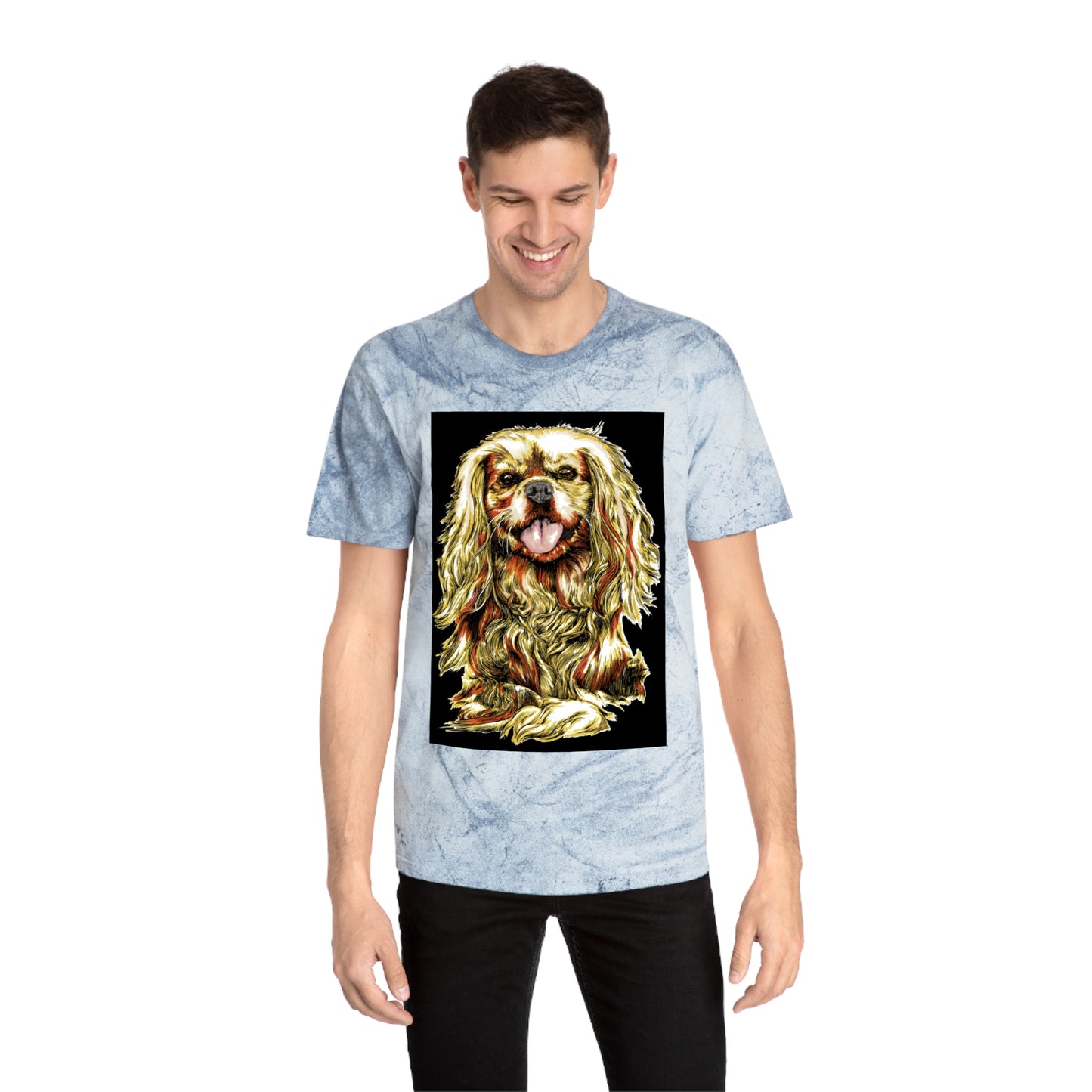 Colorful Dog Art Unisex T Shirt Perfect Gift for Pet Lovers