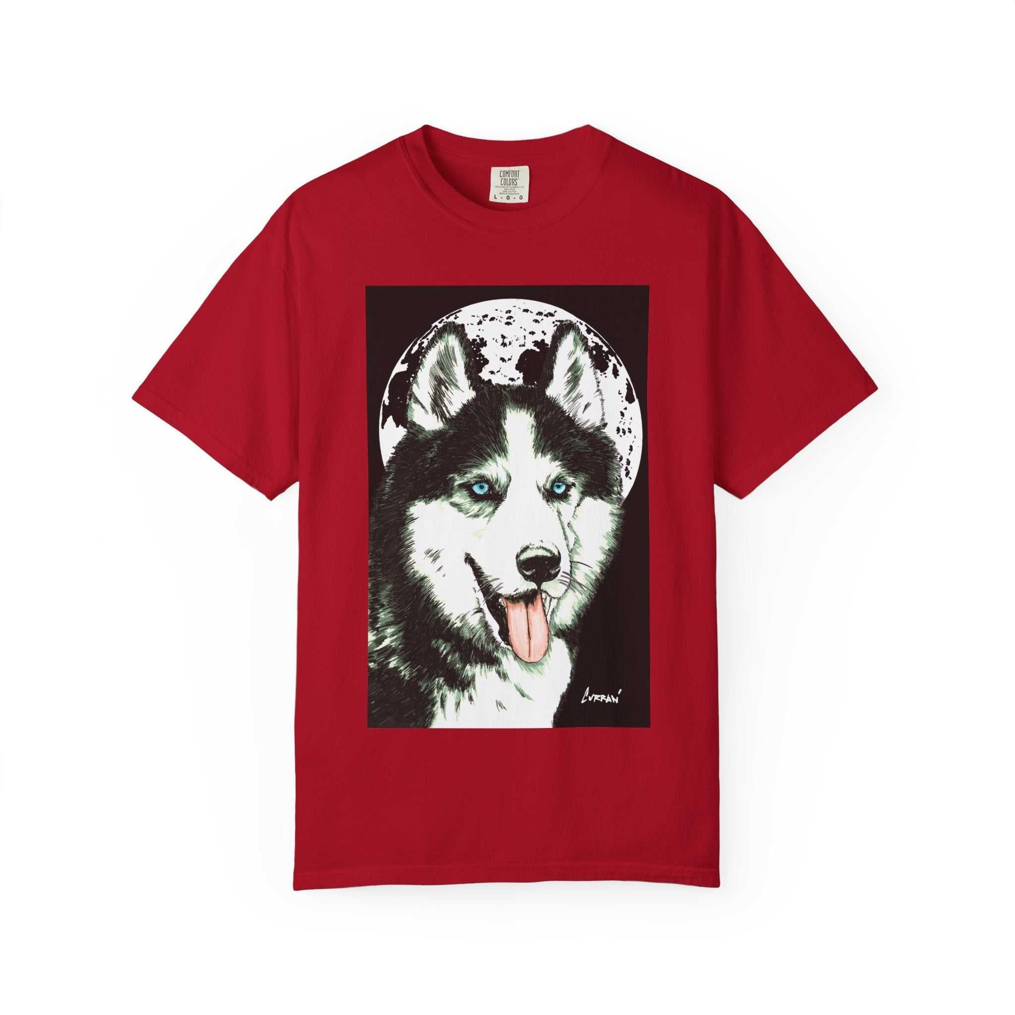 Discover the perfect blend of style and comfort with our Siberian Husky Unisex Garment-Dyed T-Shirt. Shop now for a look that stands out!