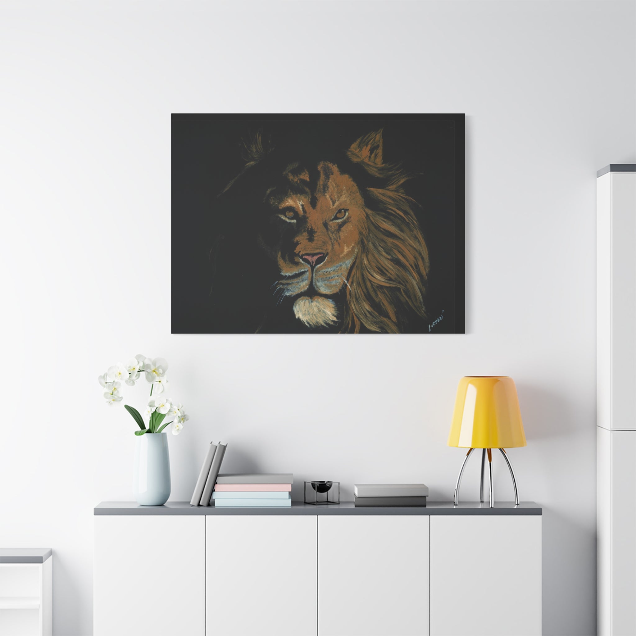 Lion Canvas Art – Original Hand-Painted Realistic