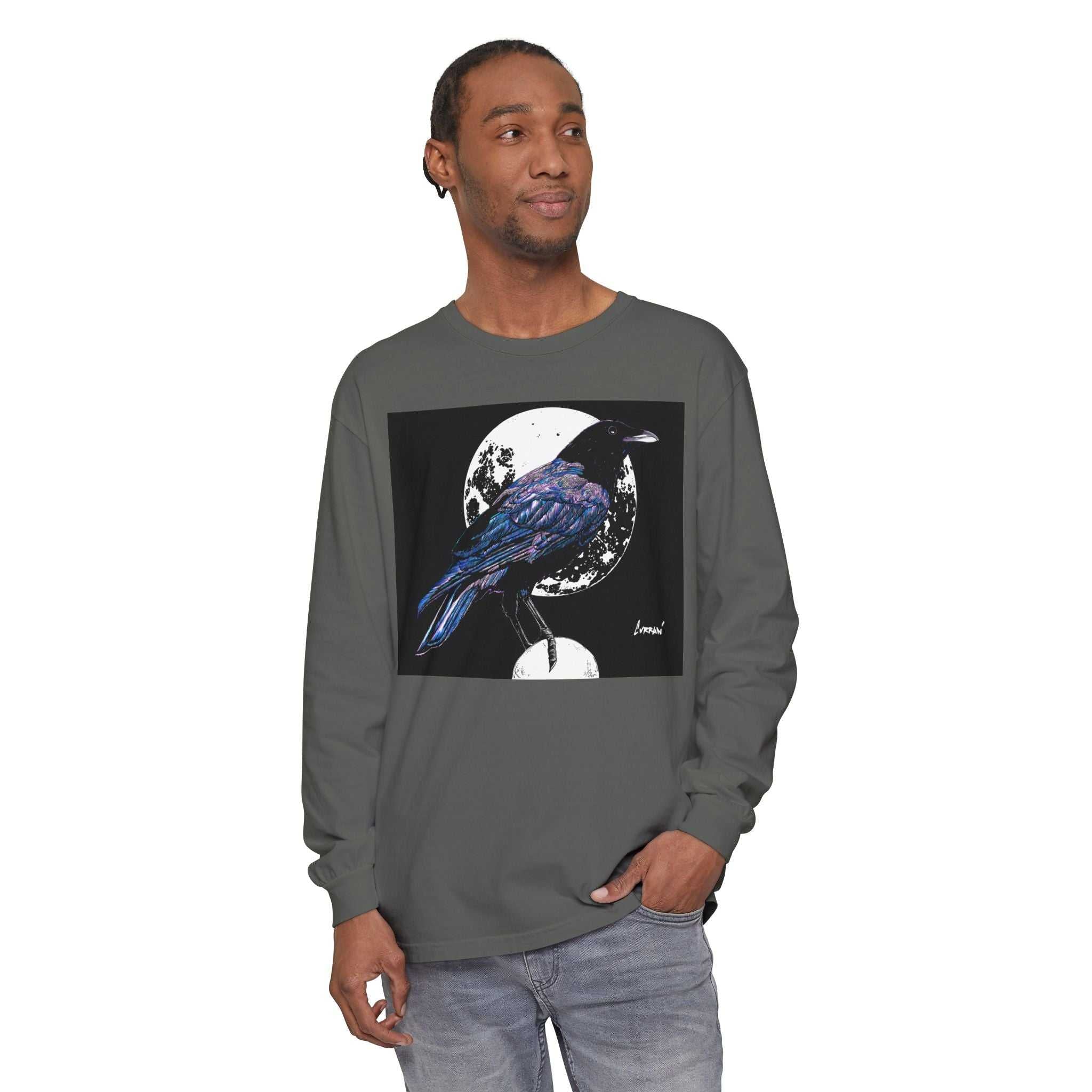 Mystical Crow Long Sleeve T Shirt Unisex