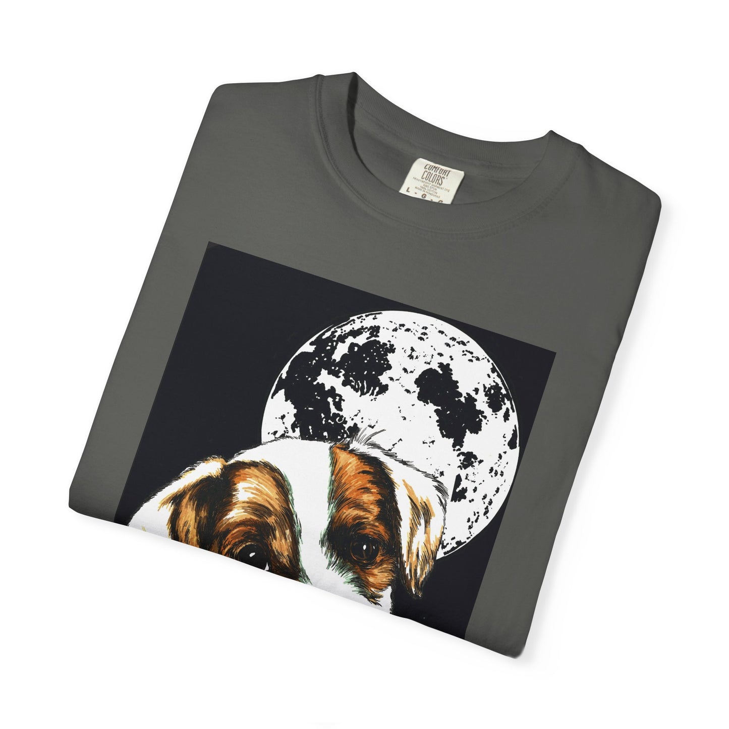 Moonlit Beagle Puppy Unisex Garment-Dyed T-shirt – Perfect for Animal Lovers