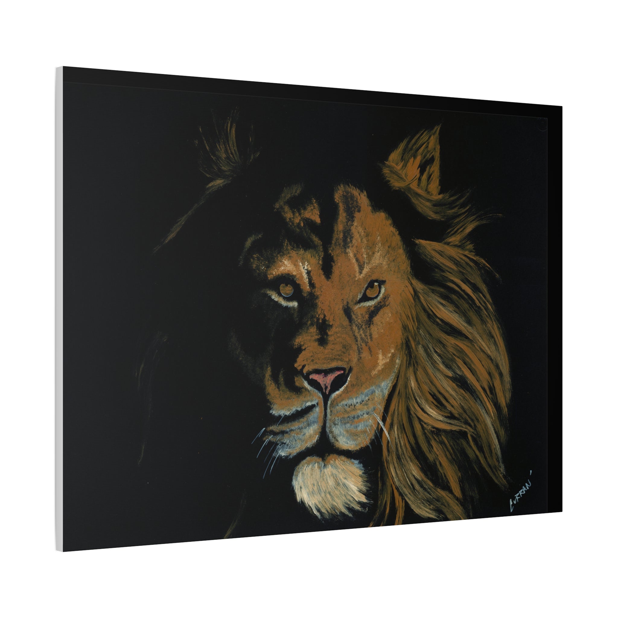 Lion Canvas Art – Original Hand-Painted Realistic