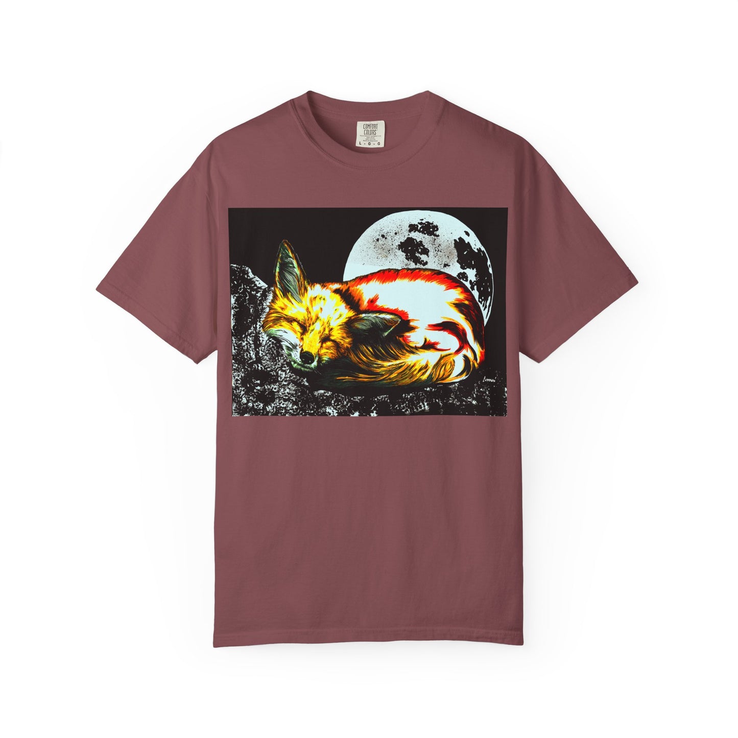 Dreamy Red Fox Graphic Unisex T-Shirt - Night Vibes