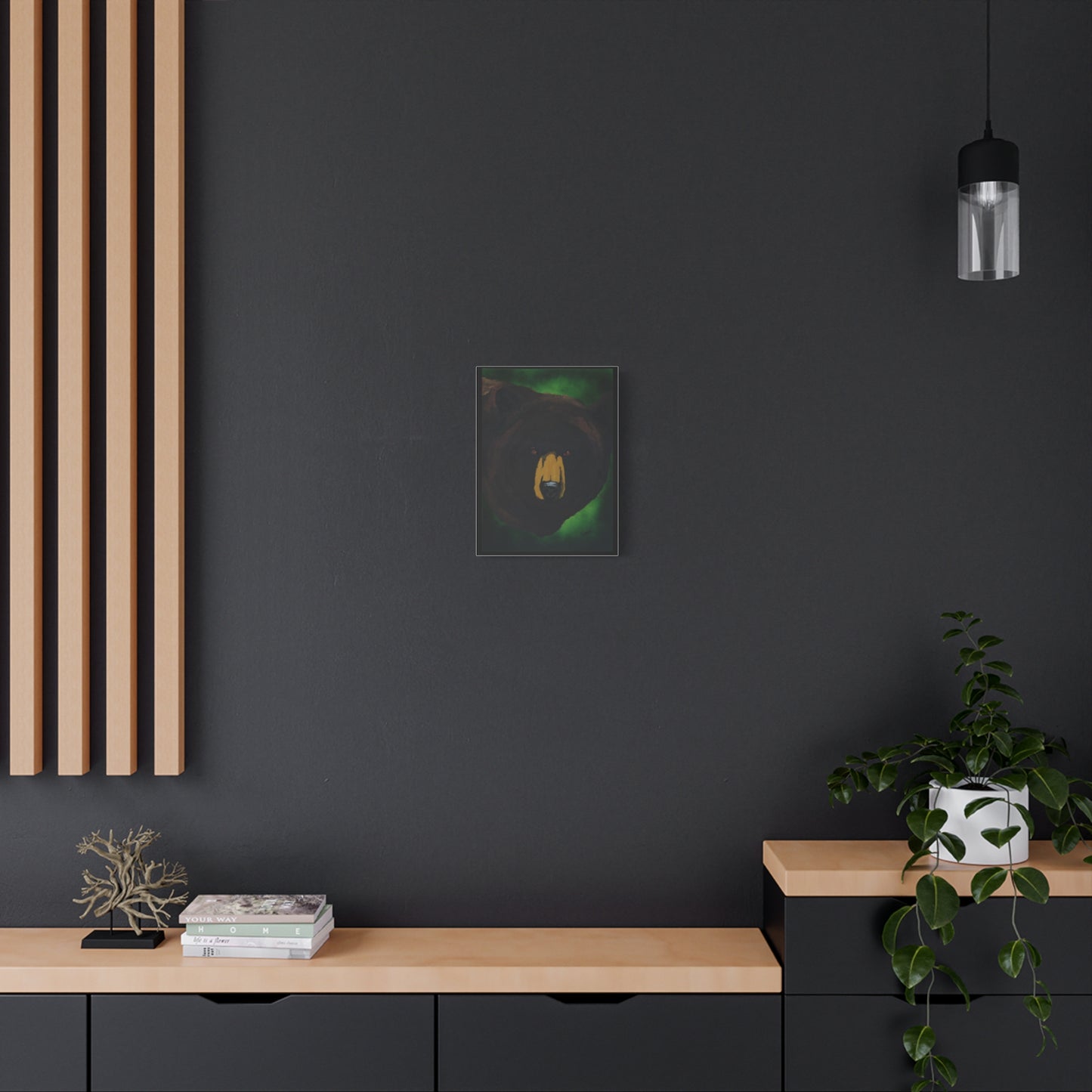 Brown Bear Wall Art, Brown Bear Art Print