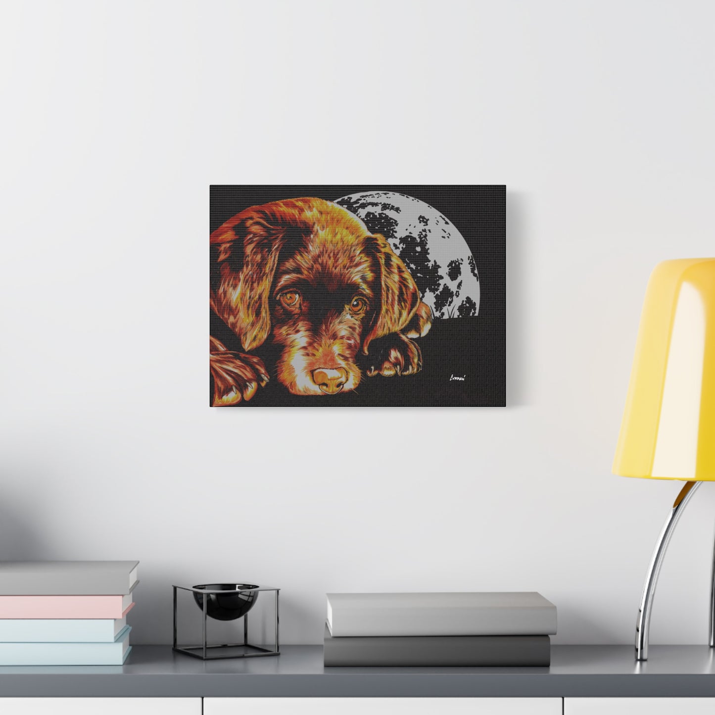 Chocolate Lab Puppy Wall Art Print of the Original