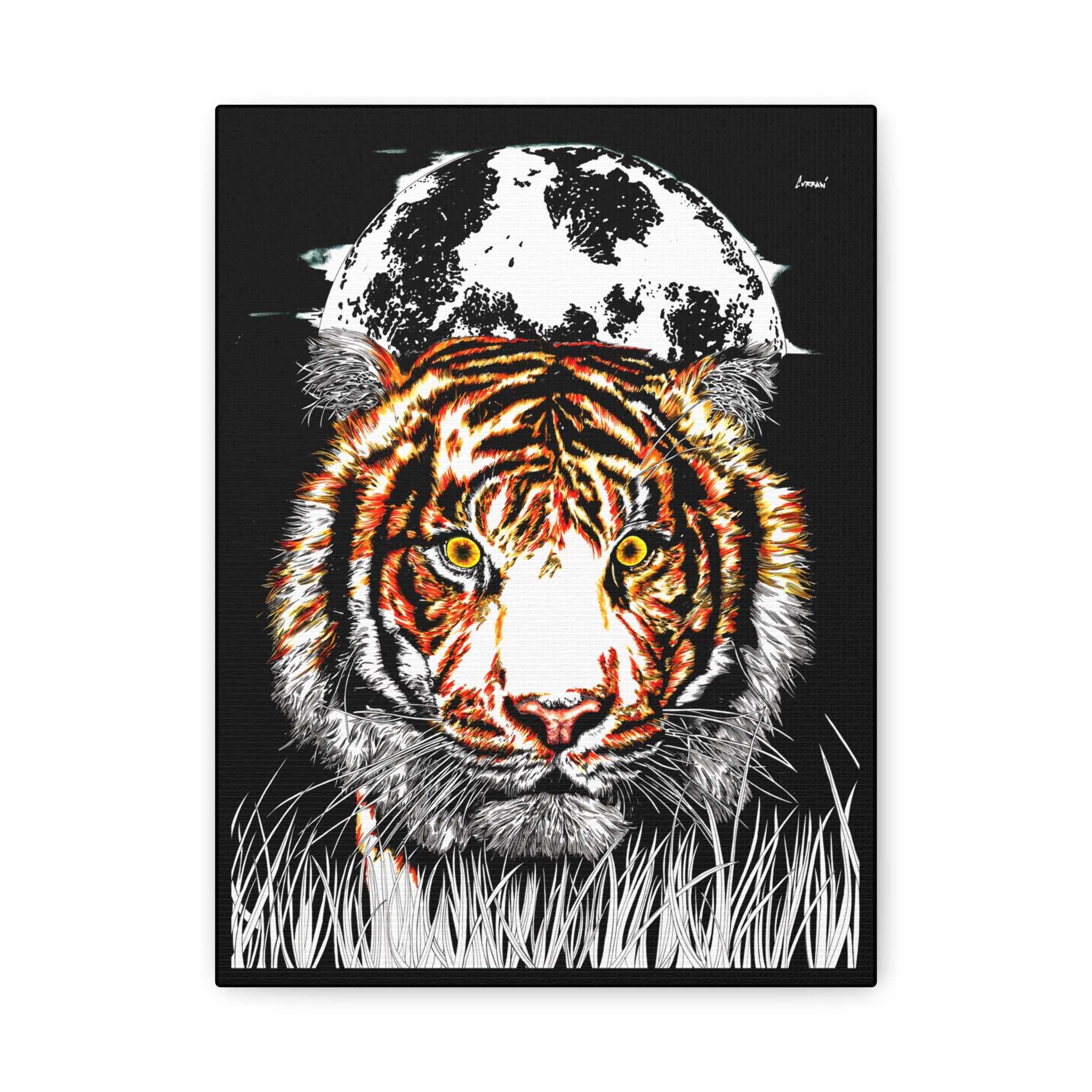 Add a touch of fierce beauty to your space with our Tiger Wall Art Print of the Original, hand drawn wall art. Elevate your decor today!