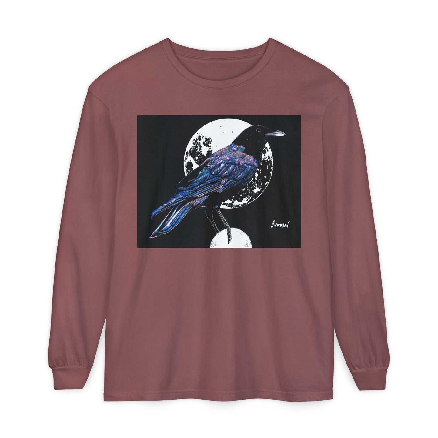 Mystical Crow Long Sleeve T Shirt Unisex