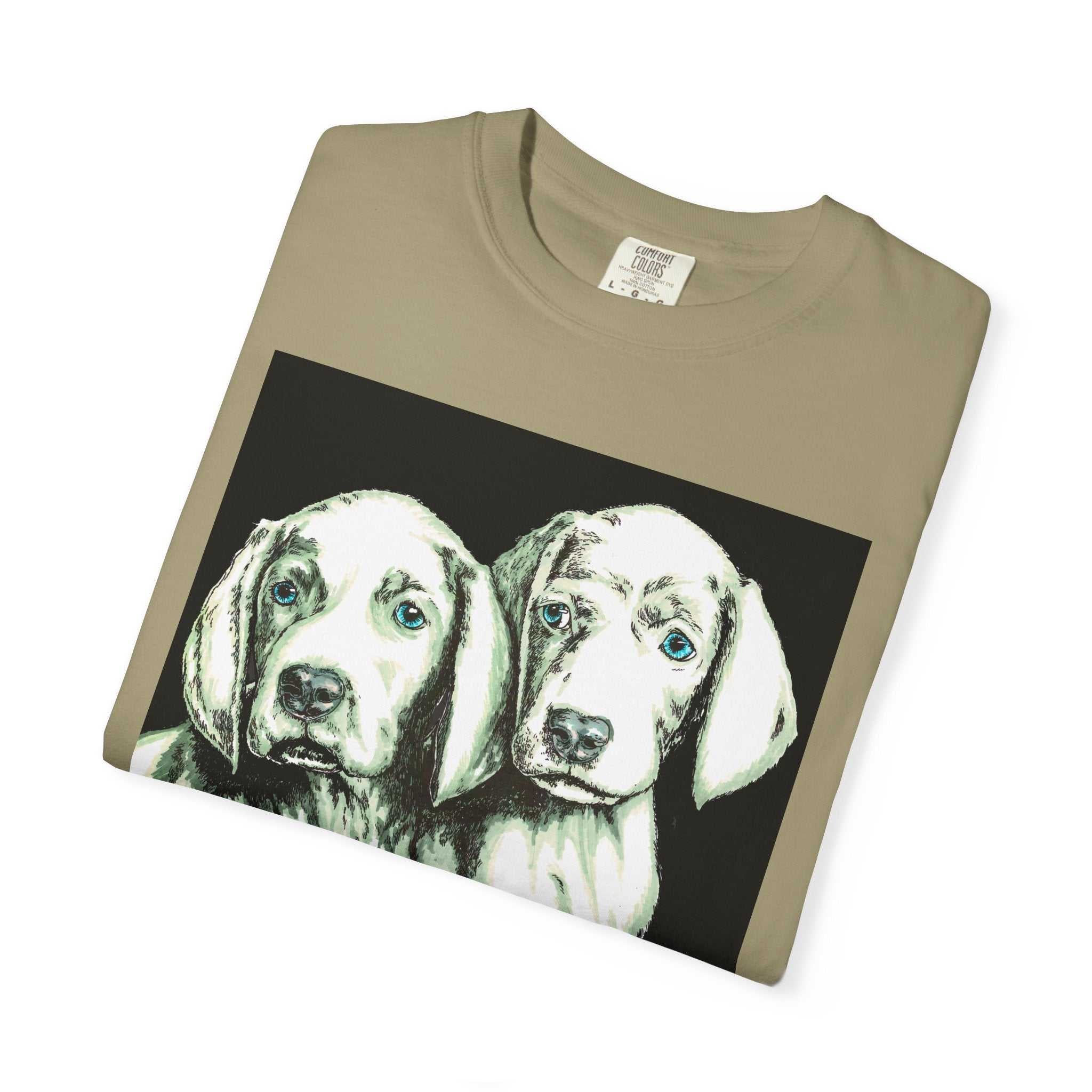 Fall in love with our Puppy Love Unisex Tee featuring the Hand Drawn Original Art. Perfect for dog and pet lovers everywhere!