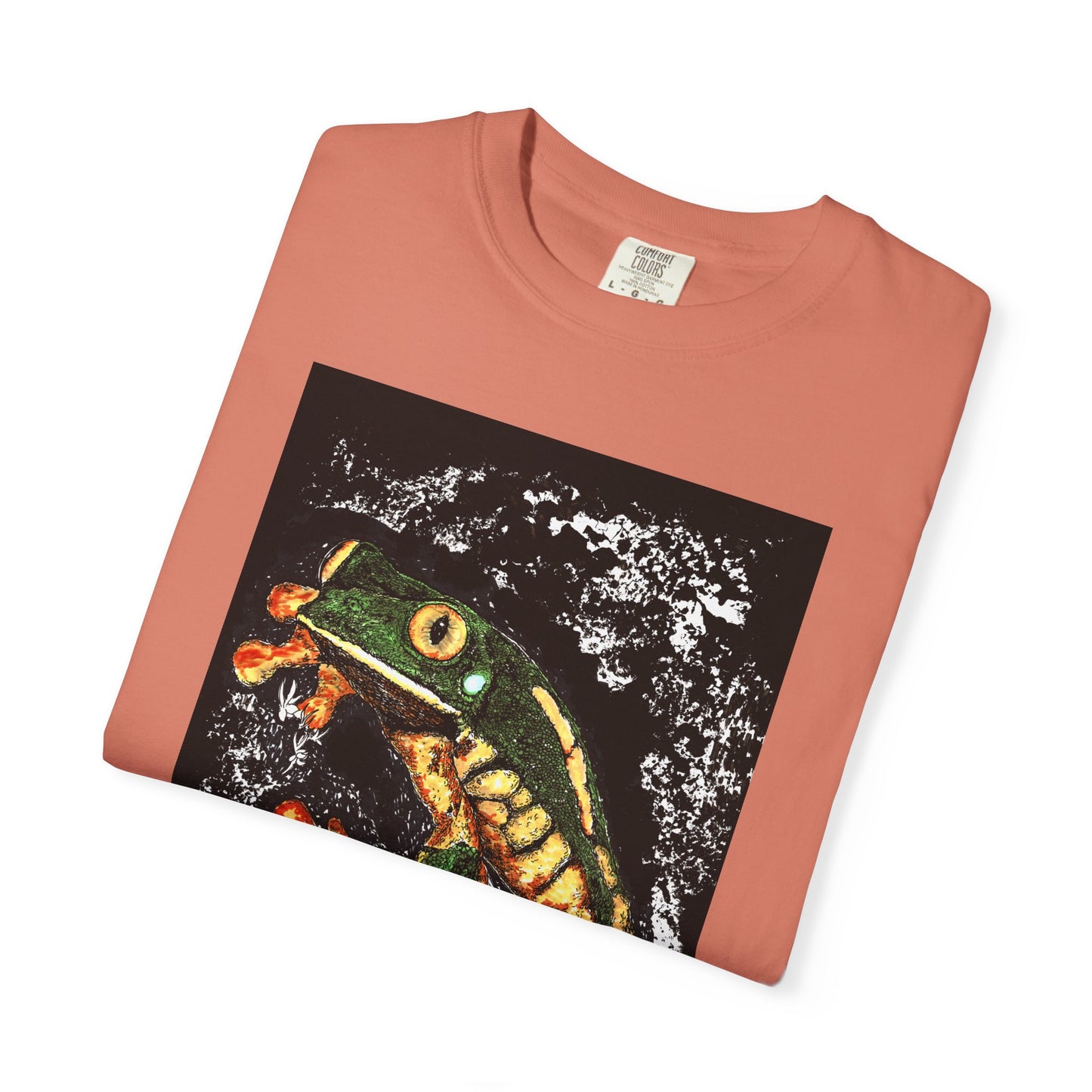Colorful Frog Unisex T-shirt - Eco-Friendly Art Tee