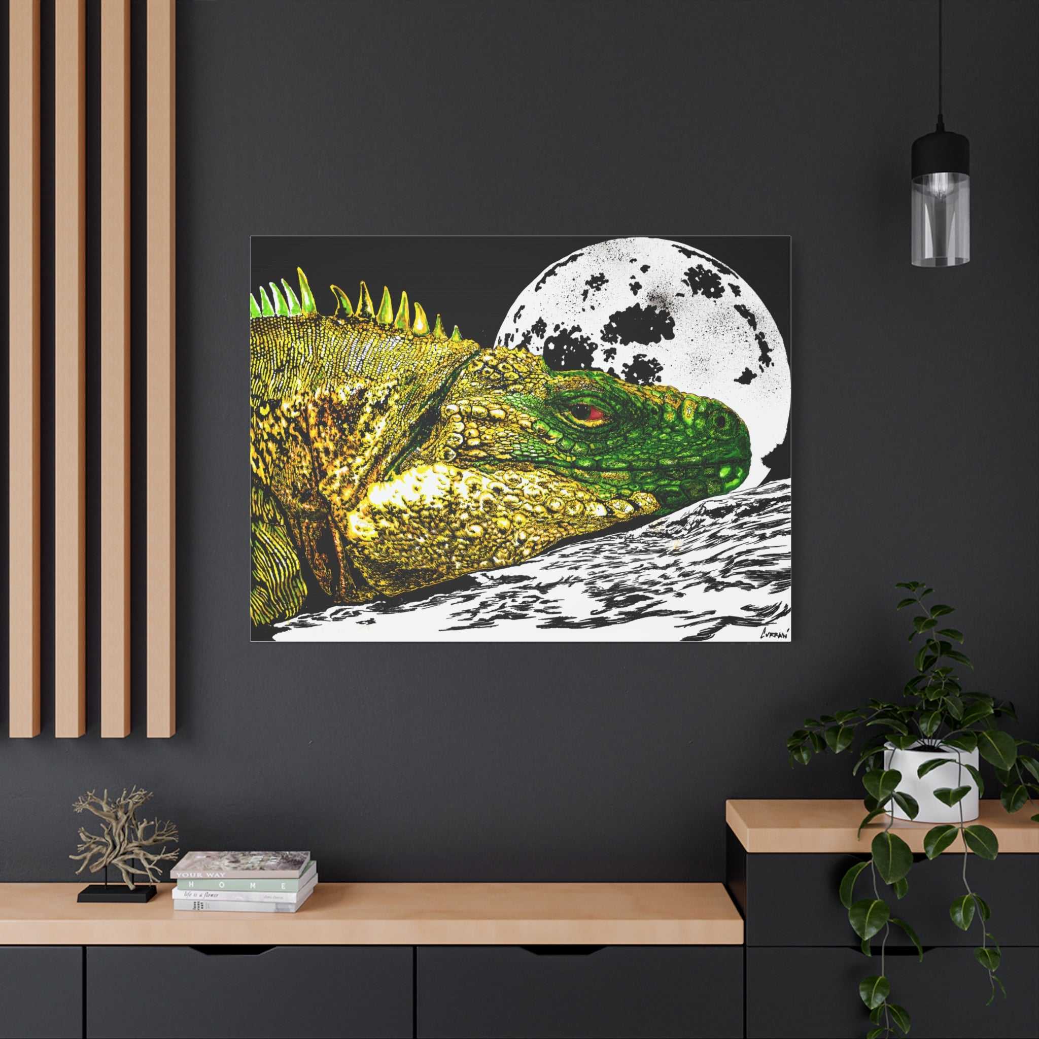 Unleash your wild side with our Reptile Art Print, featuring our original hand drawn art. Transform your space with a unique touch!