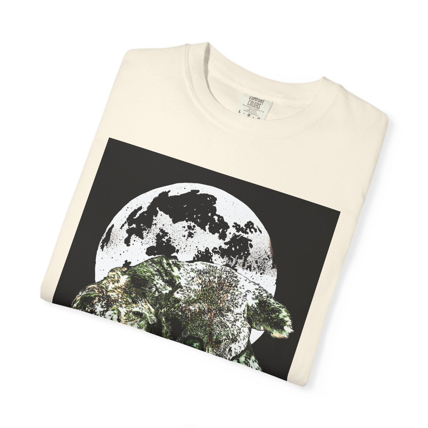 Moonlit Koala T-Shirt for Nature Lovers - Unisex Garment-Dyed Eco-Friendly Tee