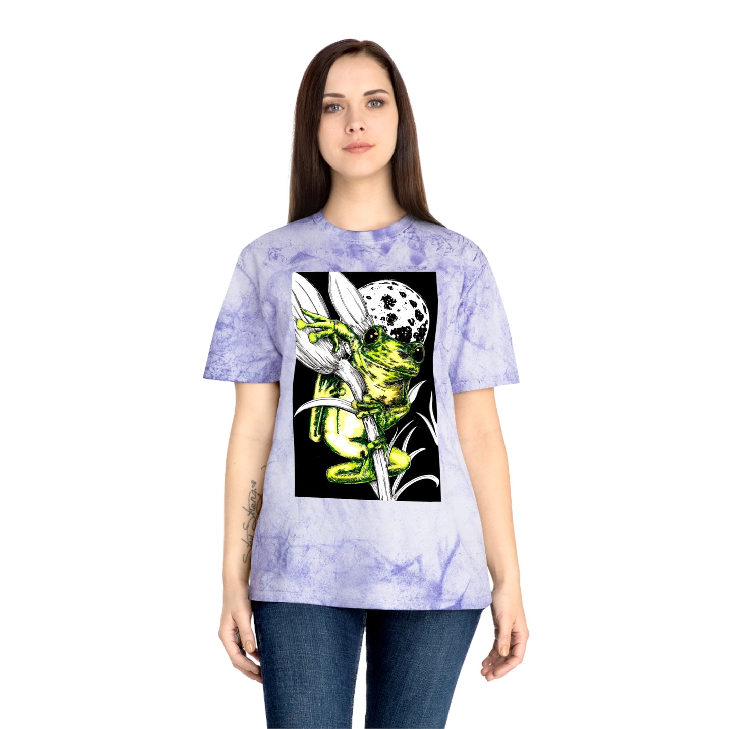 Colorful Frog Art Unisex T Shirt Vibrant Nature Design