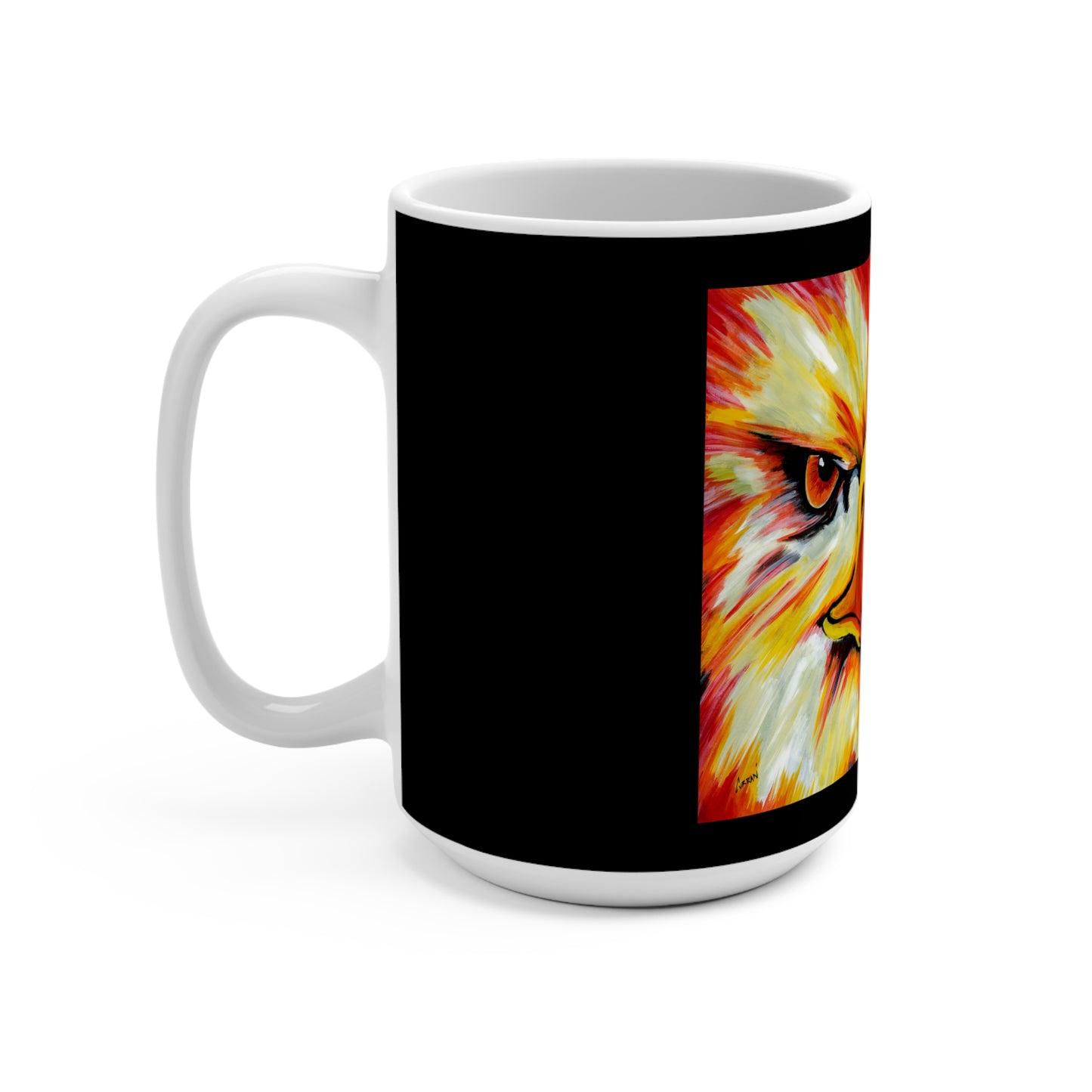 Bold Phoenix Art Mug - 15oz - Perfect for Art Enthusiasts