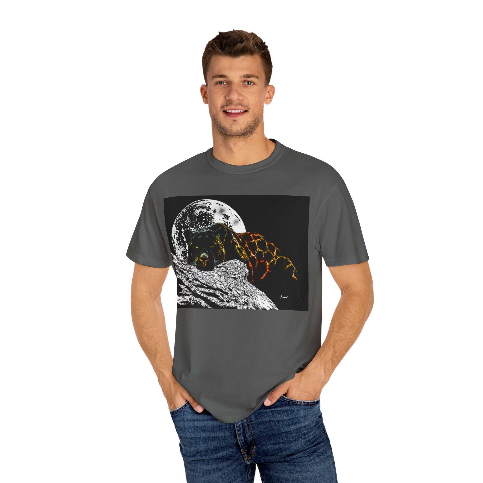 Panther Unisex T-Shirt - Garment-Dyed Animal Tee