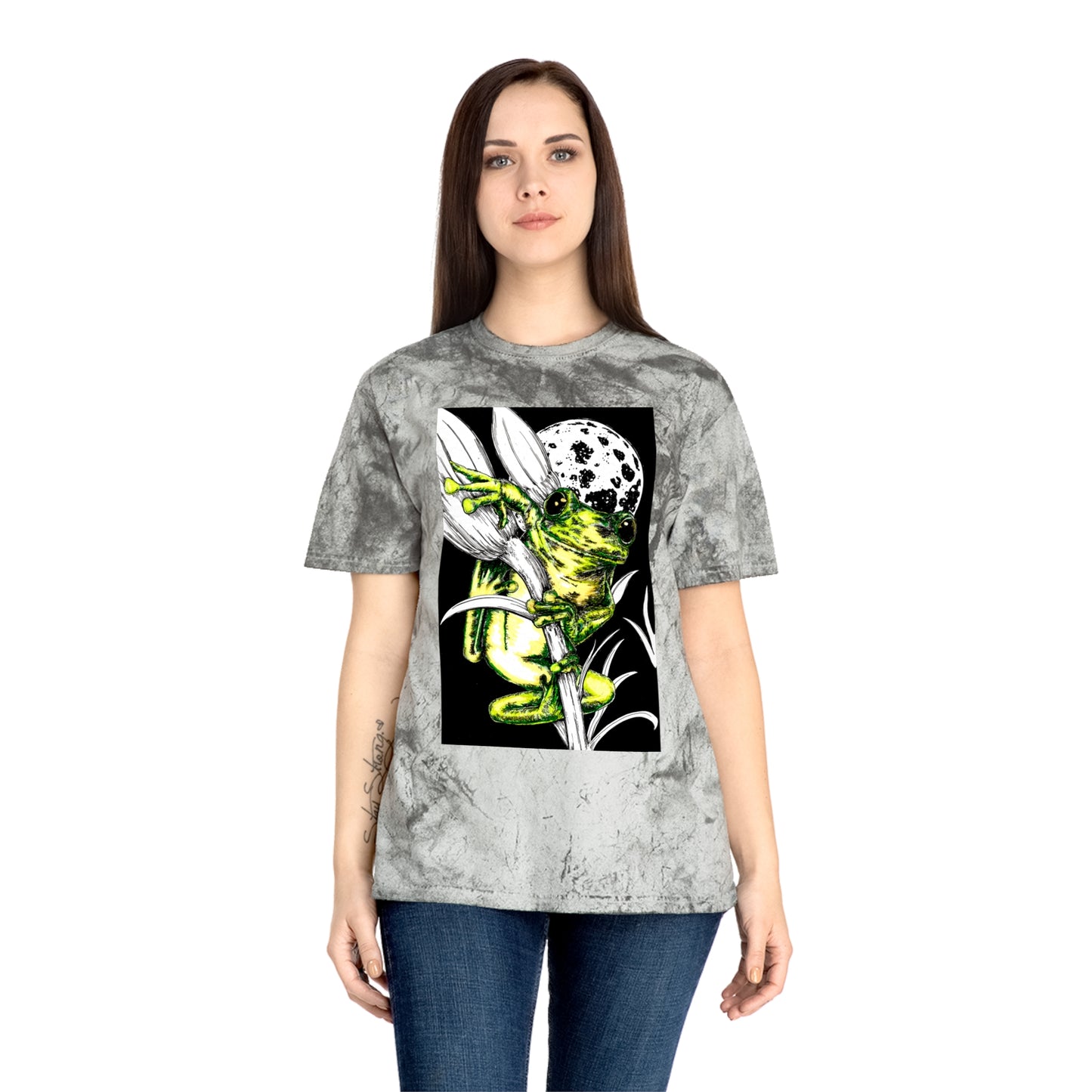 Colorful Frog Art Unisex T Shirt Vibrant Nature Design