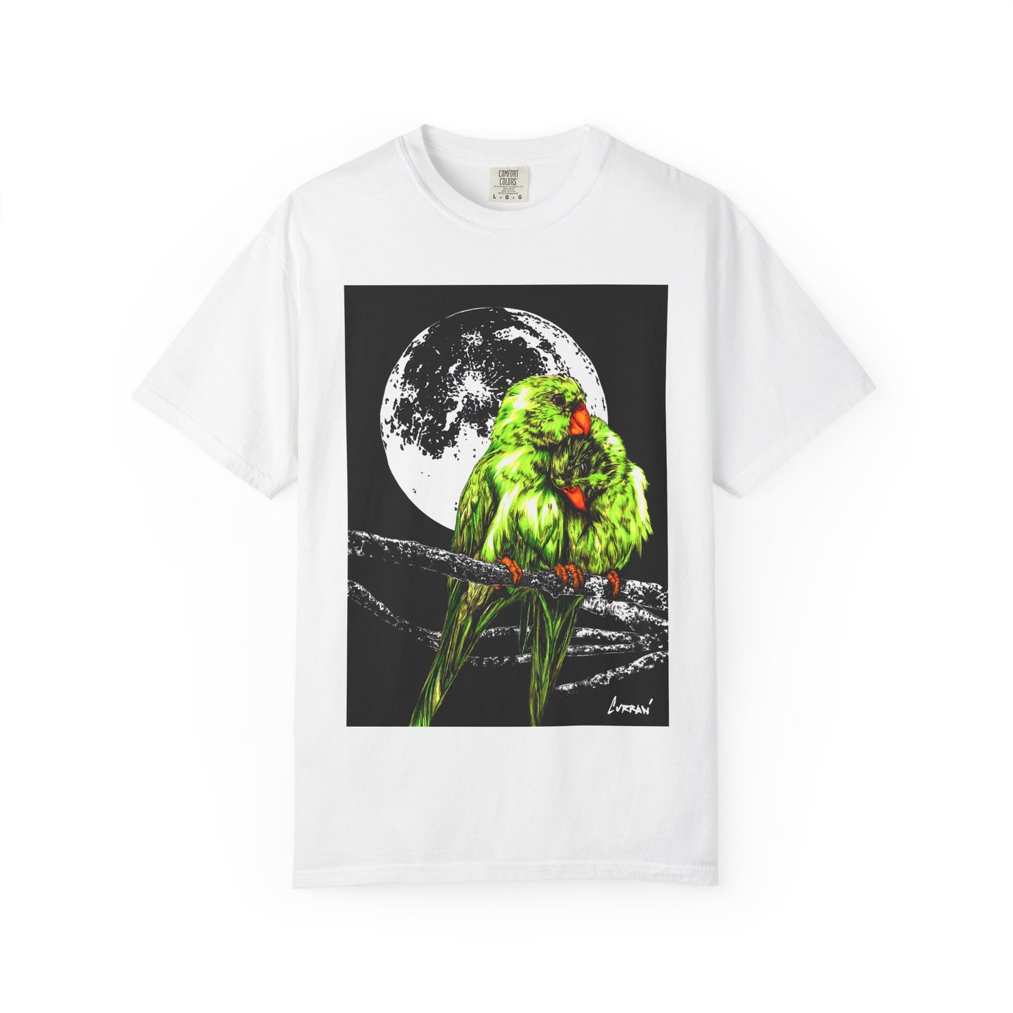 Parrots in the Moonlight Unisex T-shirt