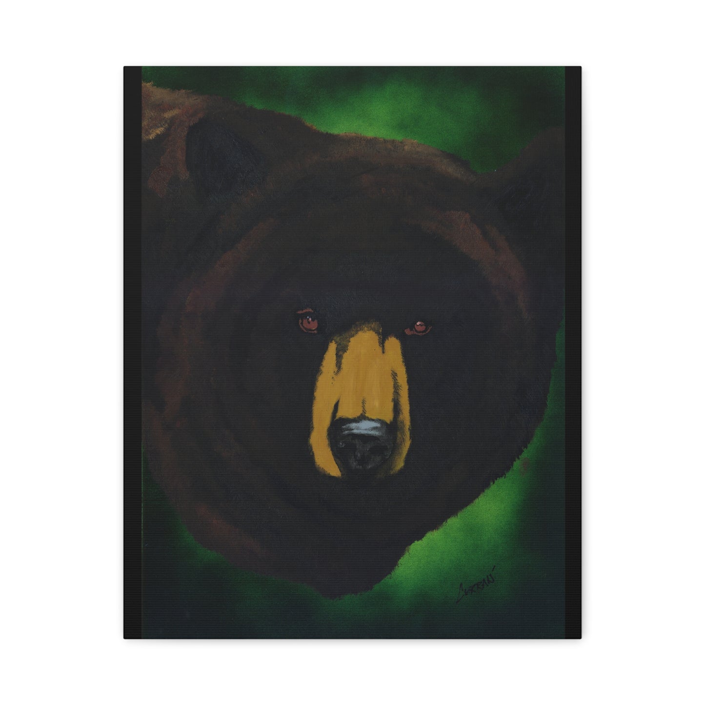 Brown Bear Wall Art, Brown Bear Art Print