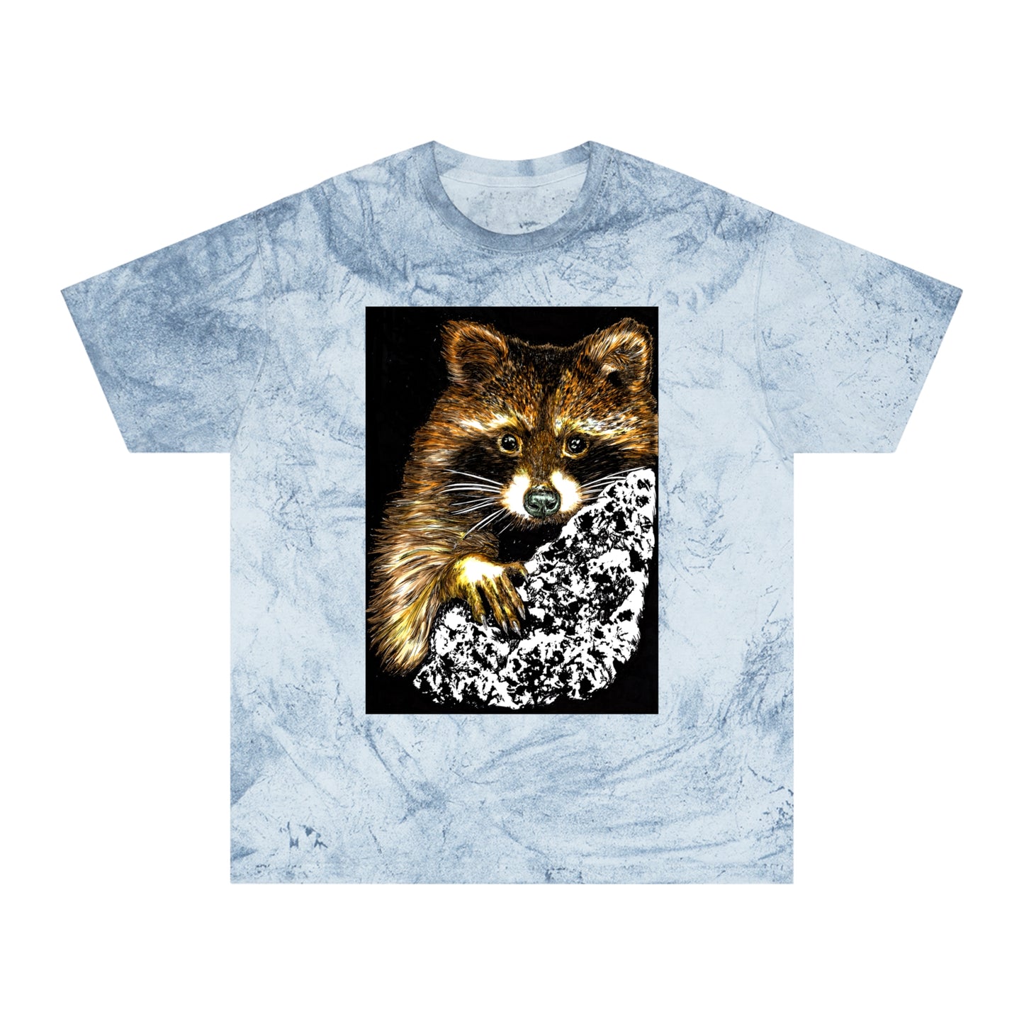 Raccoon Tree Unisex T Shirt Hand Drawn Art