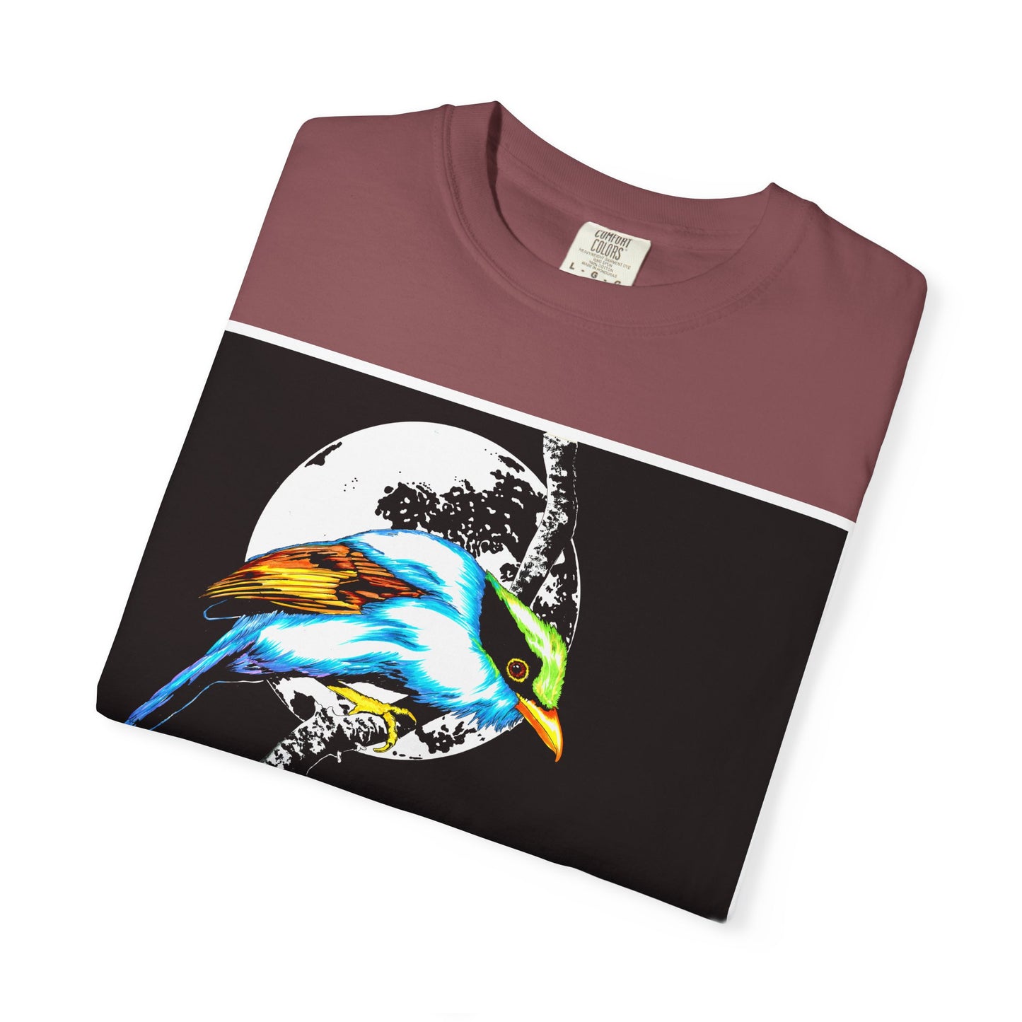 Colorful Bird Graphic Unisex T-Shirt - Nature Lover Apparel